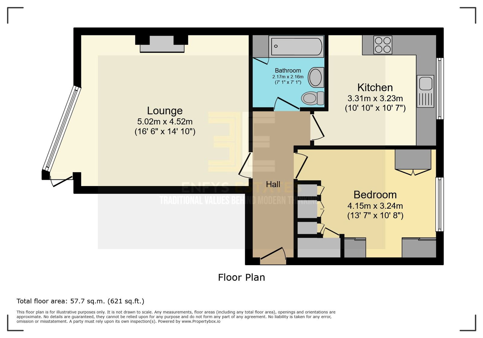 Riverside Court, Conwy floorplan