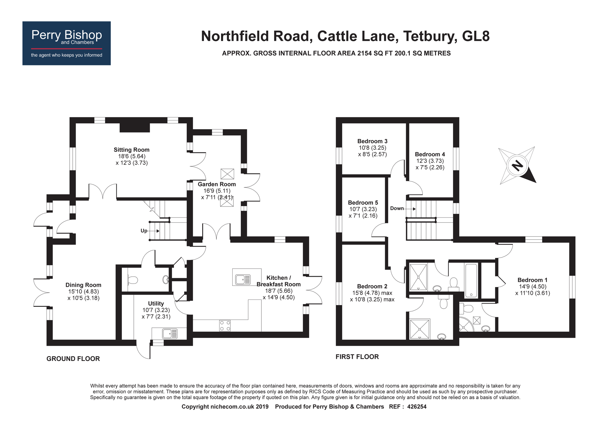 5 Bedrooms Detached house for sale in Northfield Road, Tetbury GL8