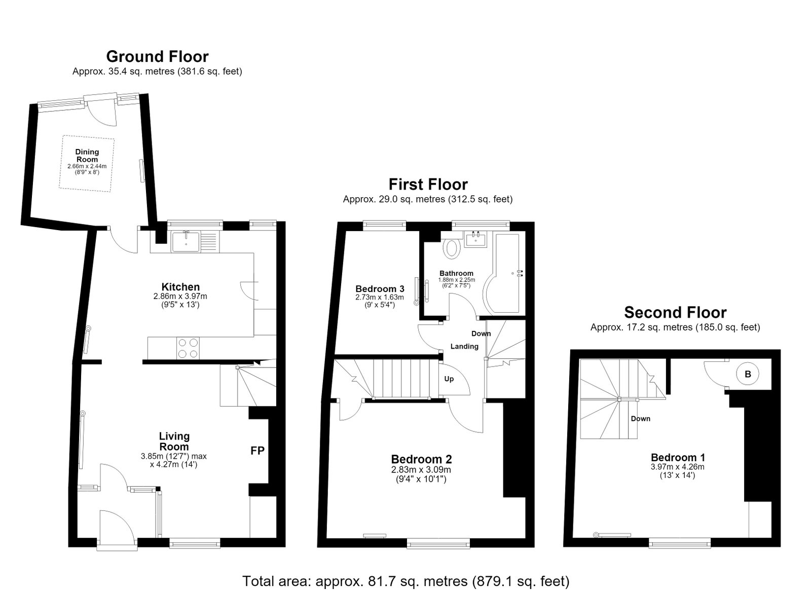 7, Hampton Street, Tetbury floorplan