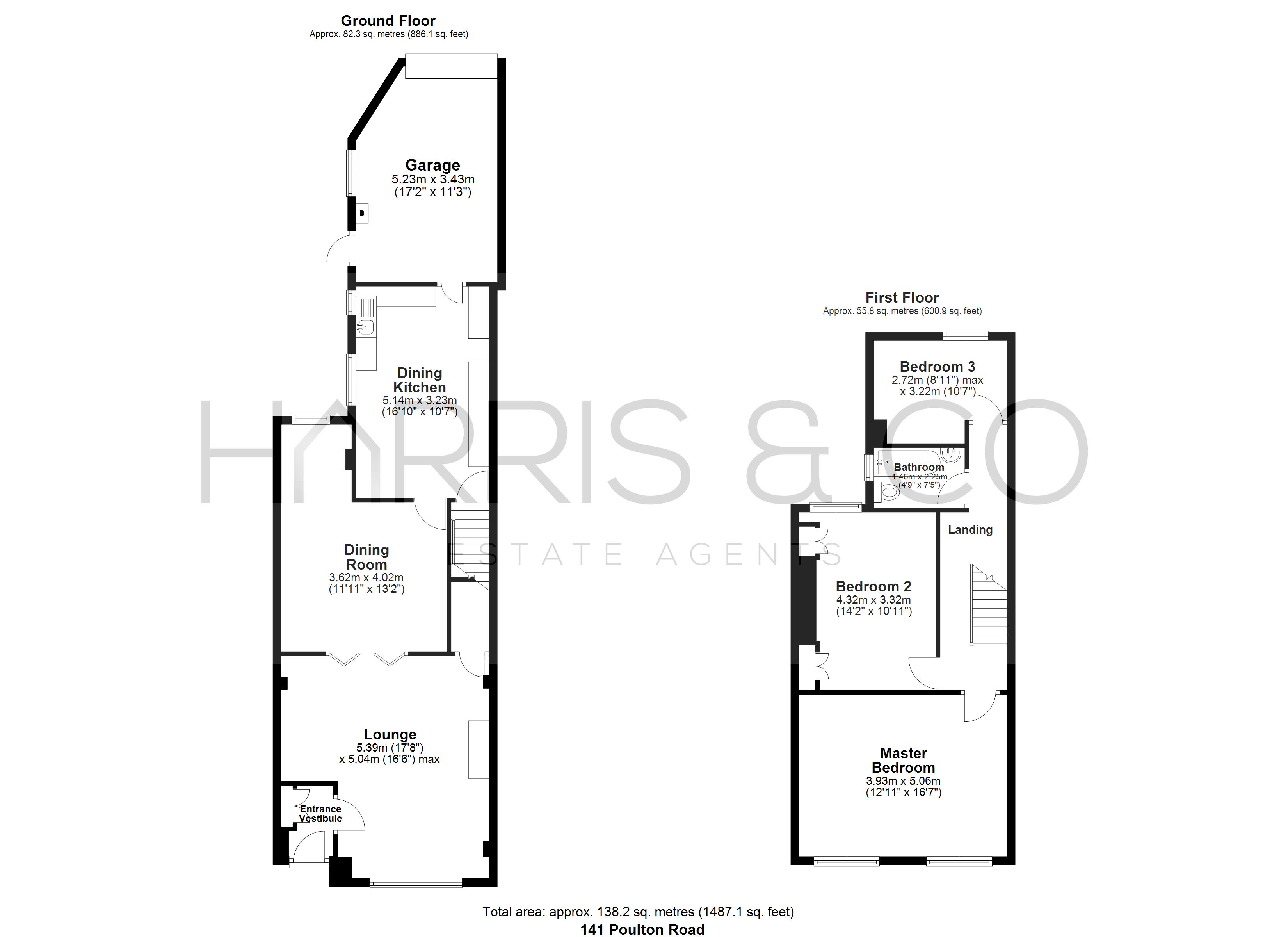 141, Poulton Road, Lancashire floorplan