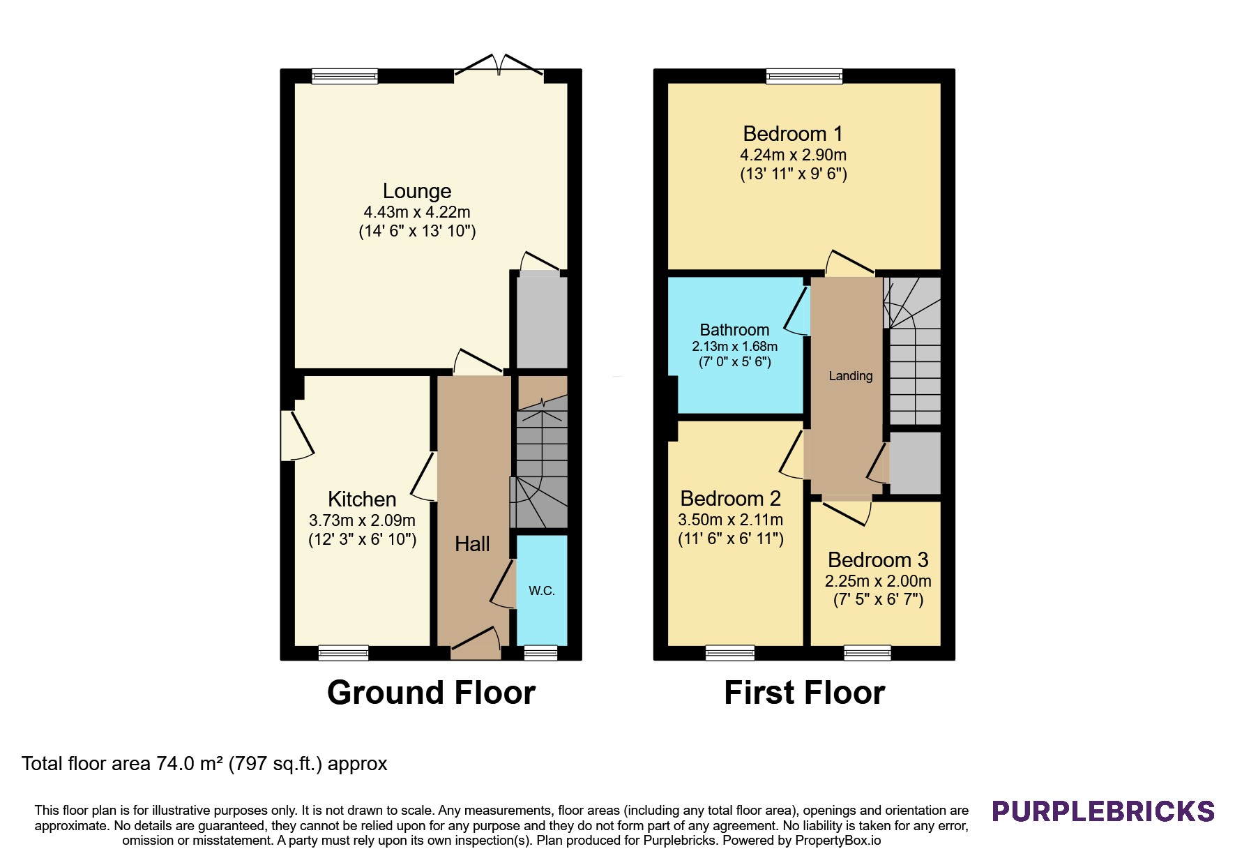 Barnes Road, Spalding floorplan