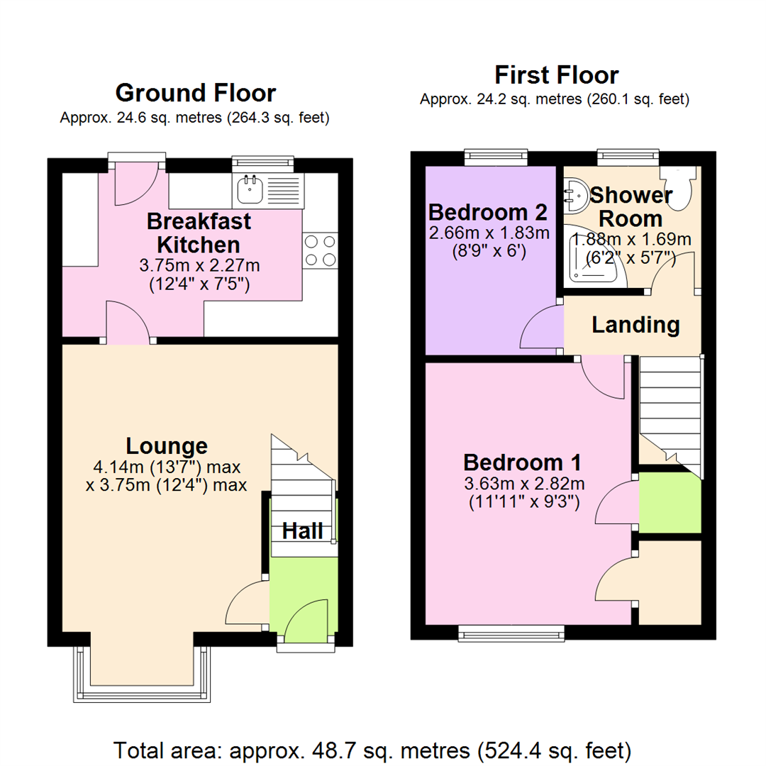 Corsham Gardens, Nottingham NG3, 2 bedroom town house for sale