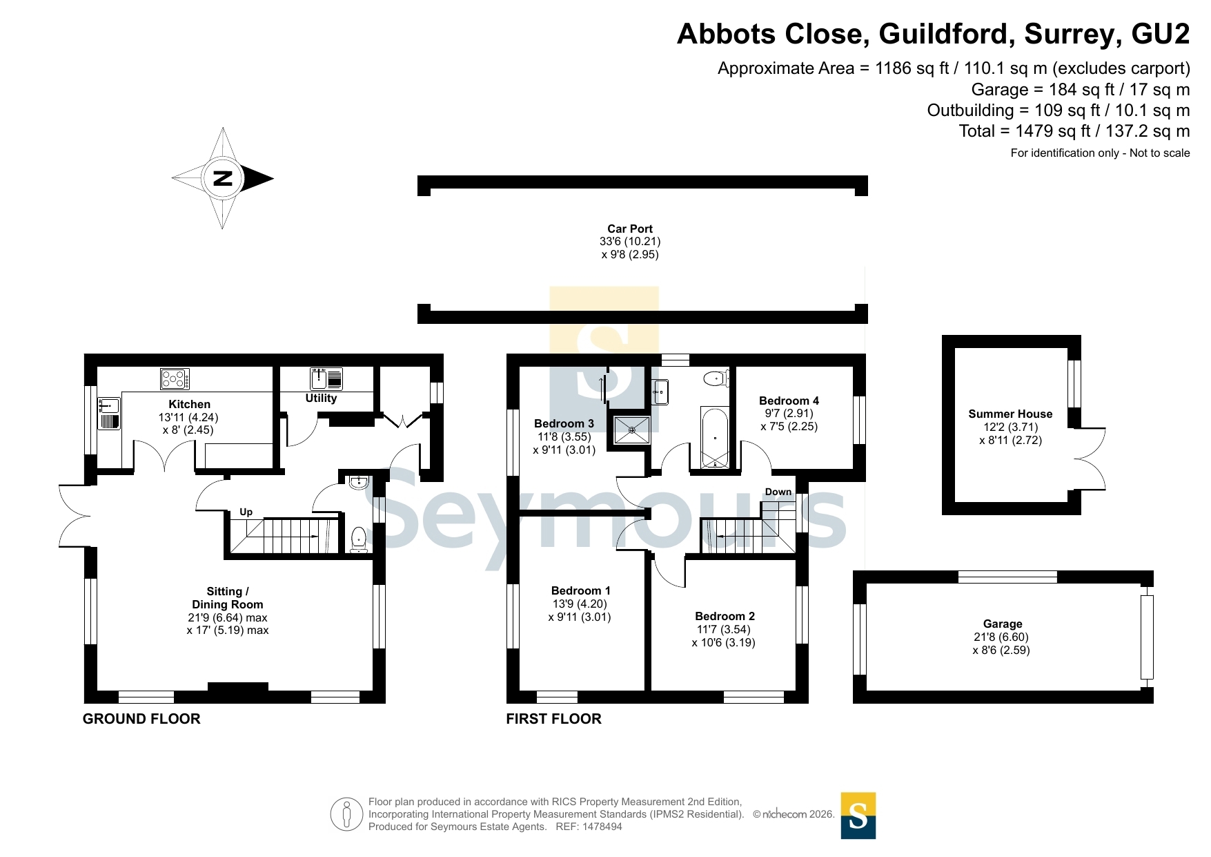 20, Abbots Close, Surrey floorplan