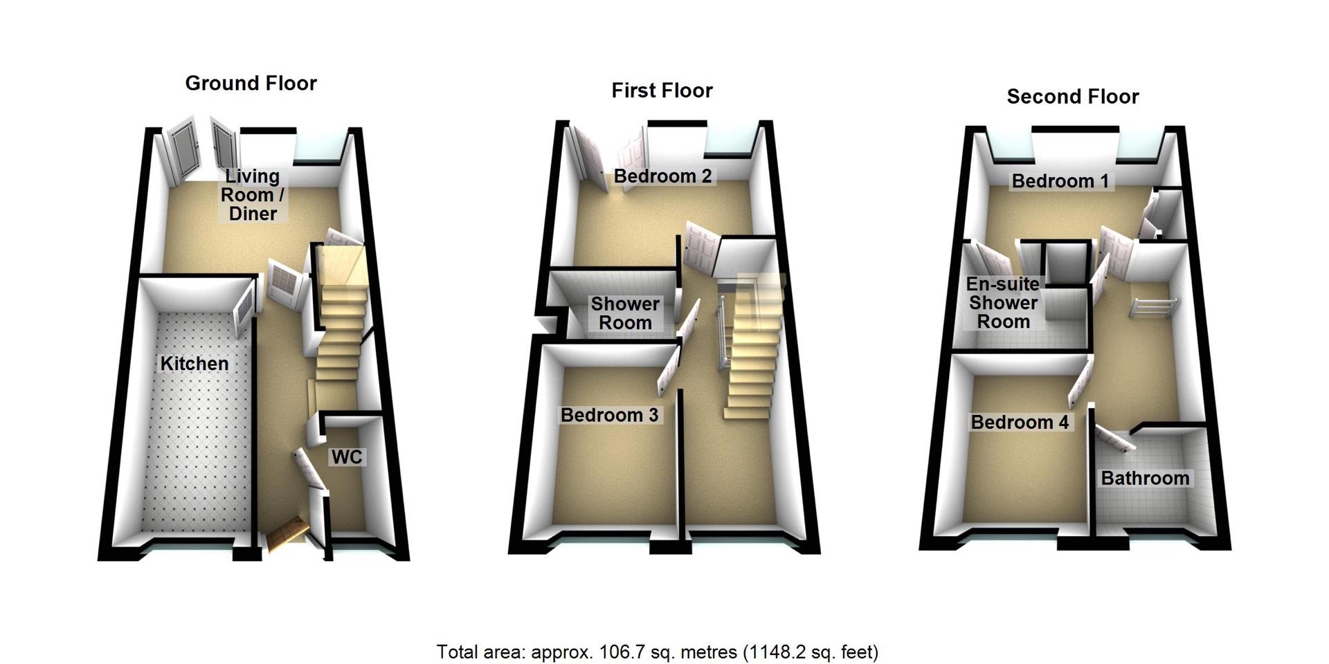 112, Dukesfield, Newcastle Upon Tyne floorplan
