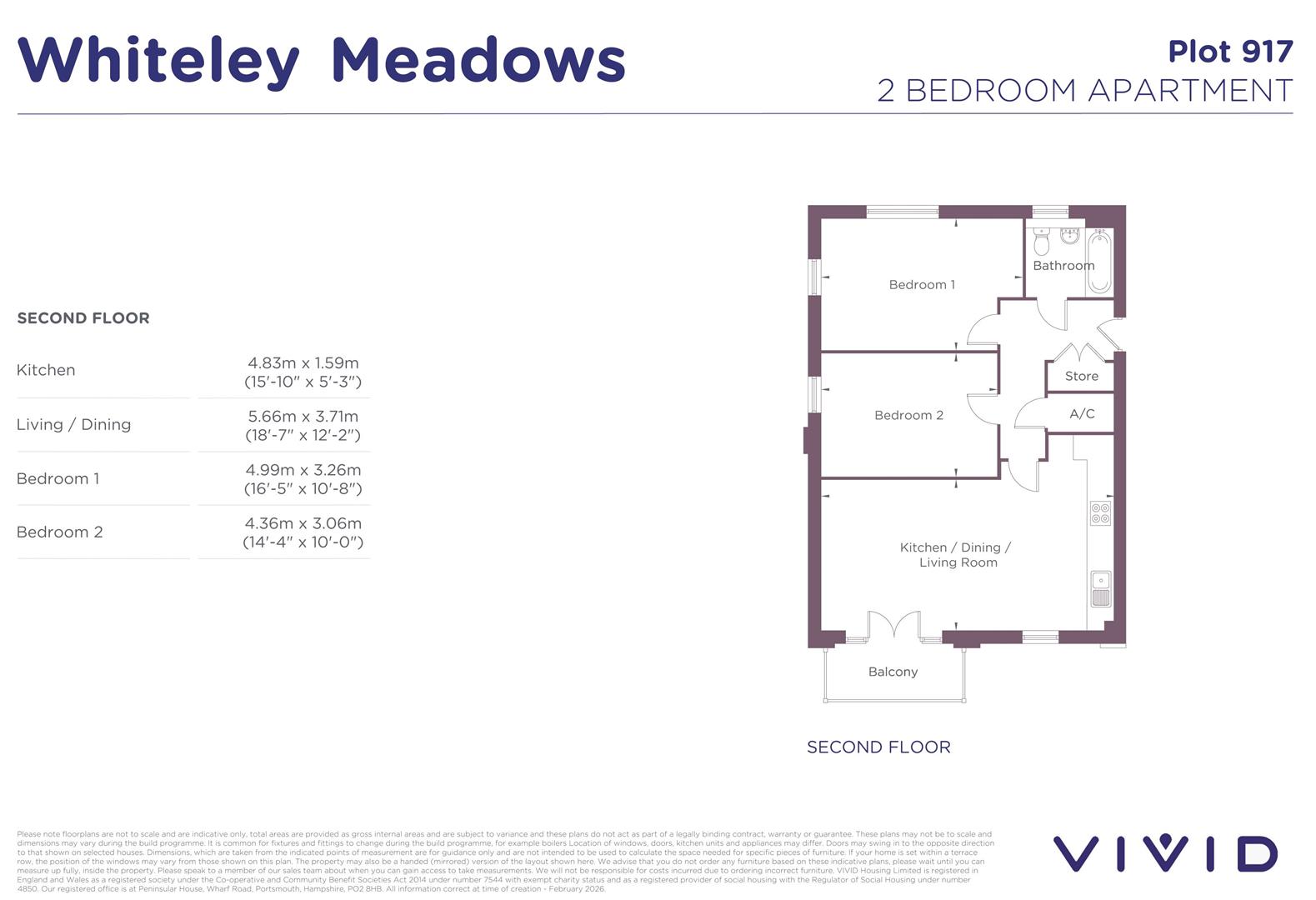4 Pudbrook House, Beaulieu Road, Southampton floorplan