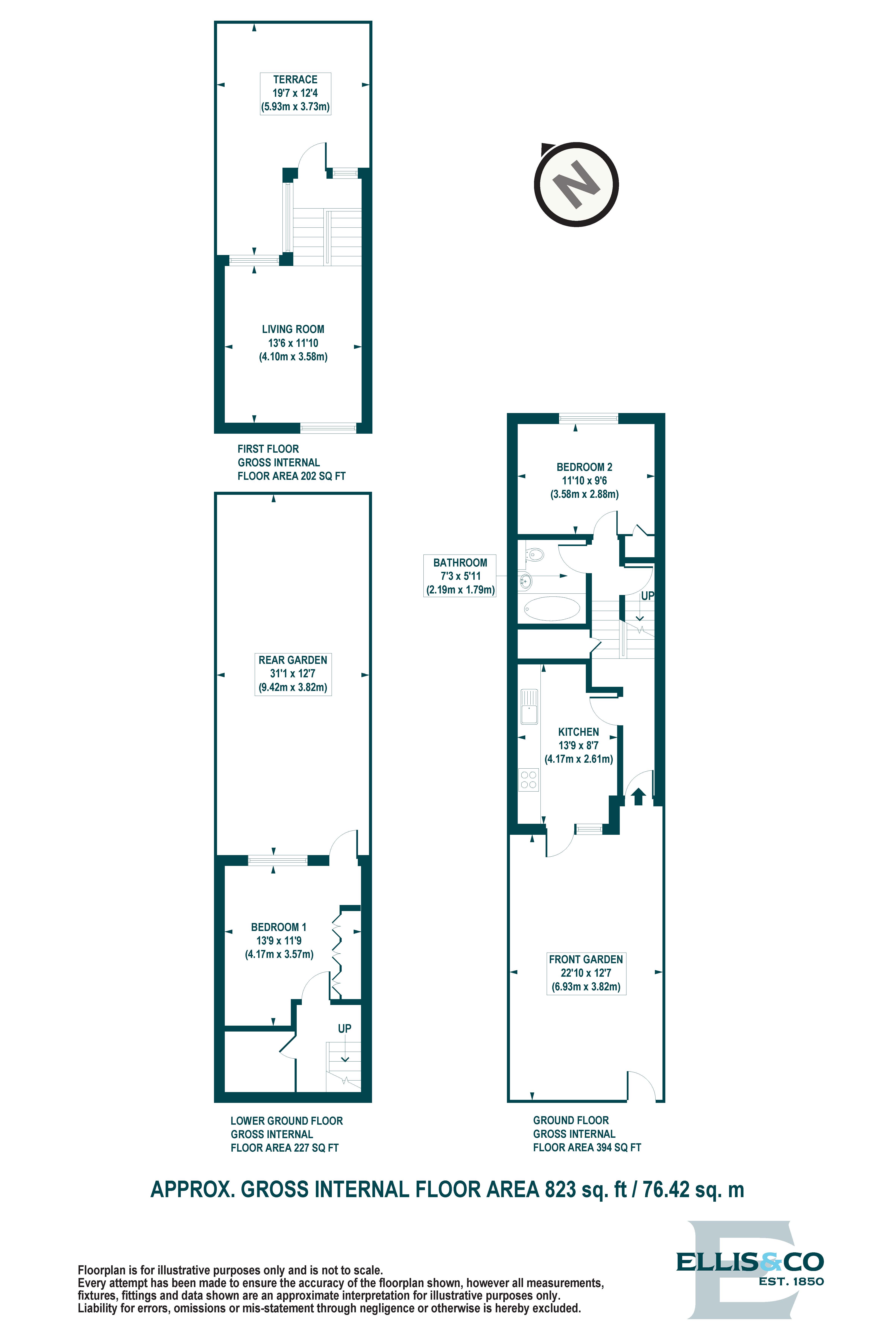 93, Lightfoot Road, London floorplan