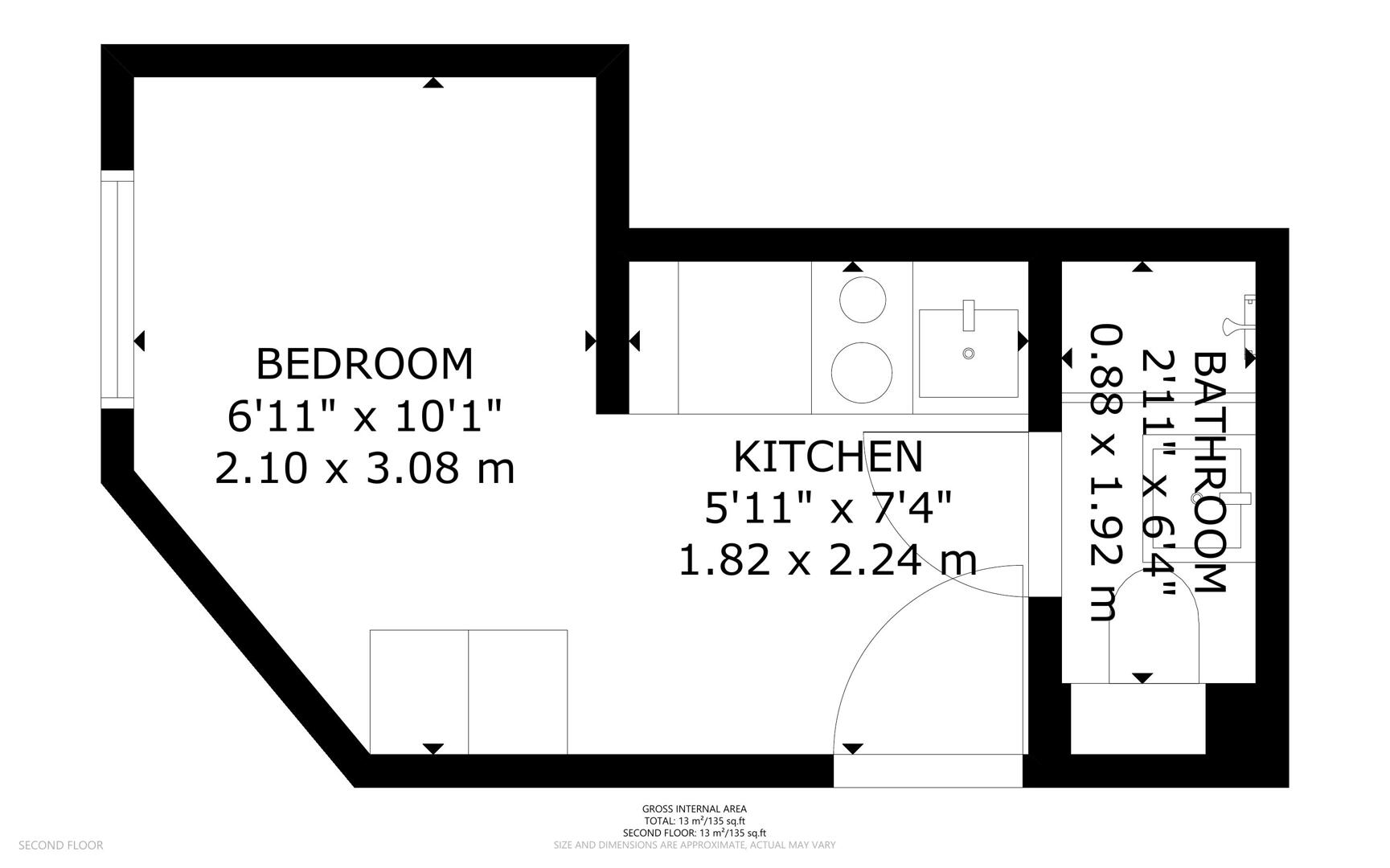 13, 31 Draycott Avenue, LONDON floorplan