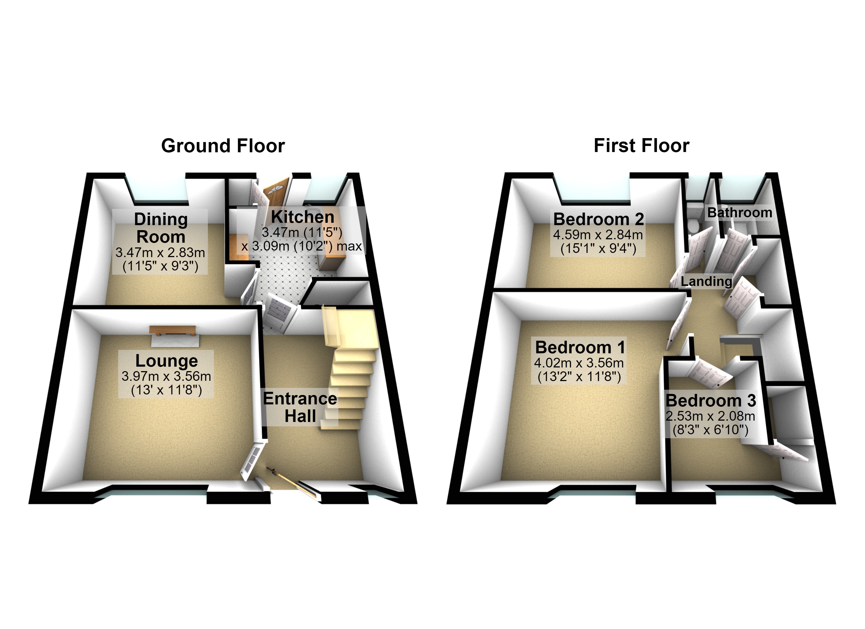 326, Hawthorn Drive, Suffolk floorplan