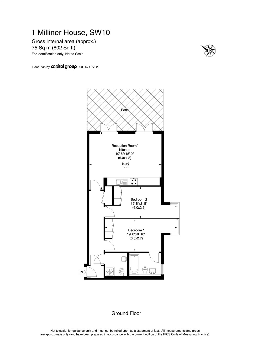 2 Bedrooms Flat for sale in Hortensia Road, Chelsea, London SW10