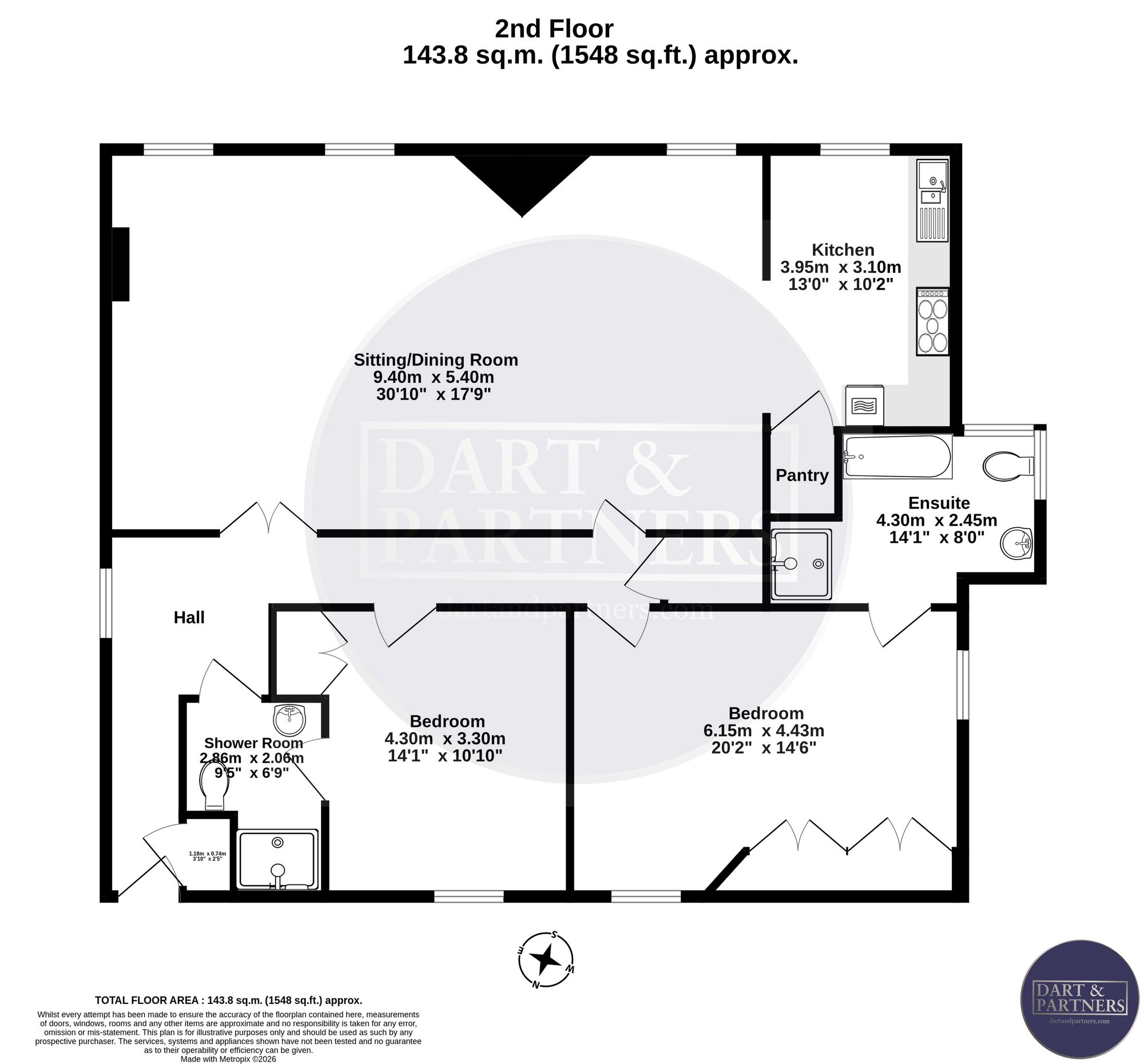 6 Huntly Forder Lane, Teignmouth floorplan