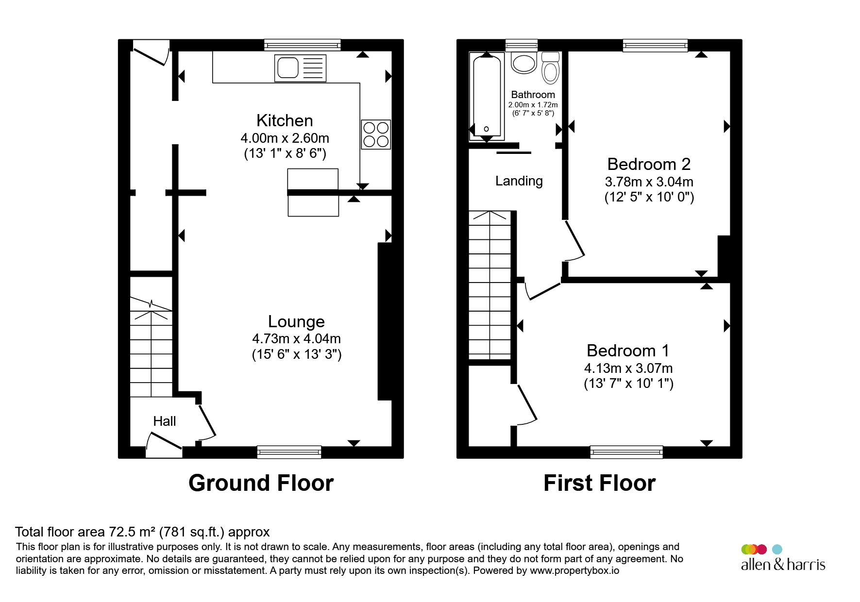 34, Trossachs Road, Glasgow floorplan