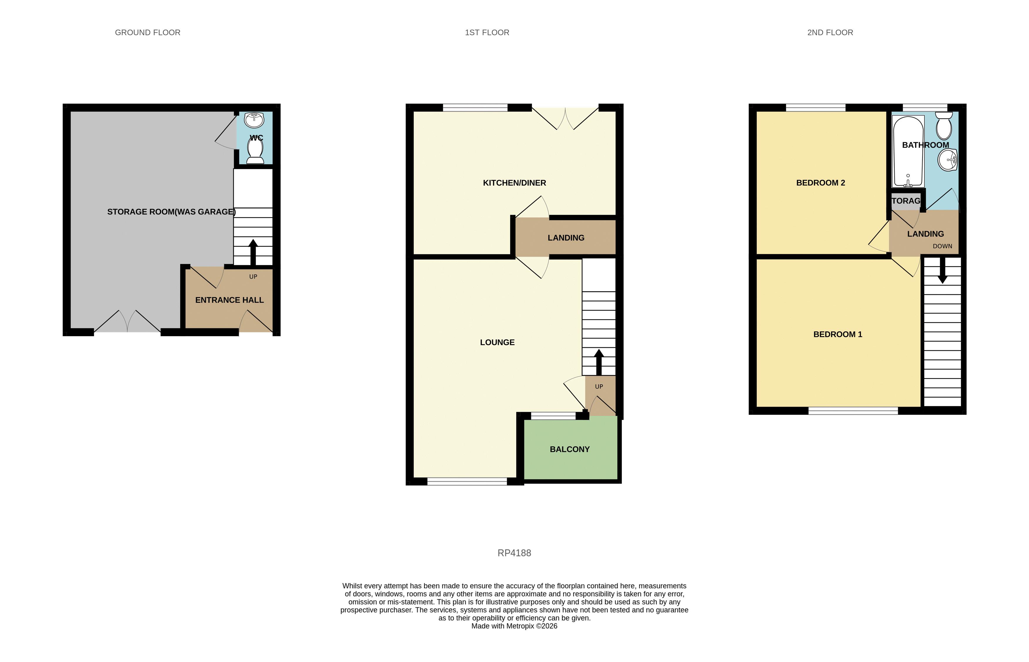 11, Ormeside, Penrhynside floorplan