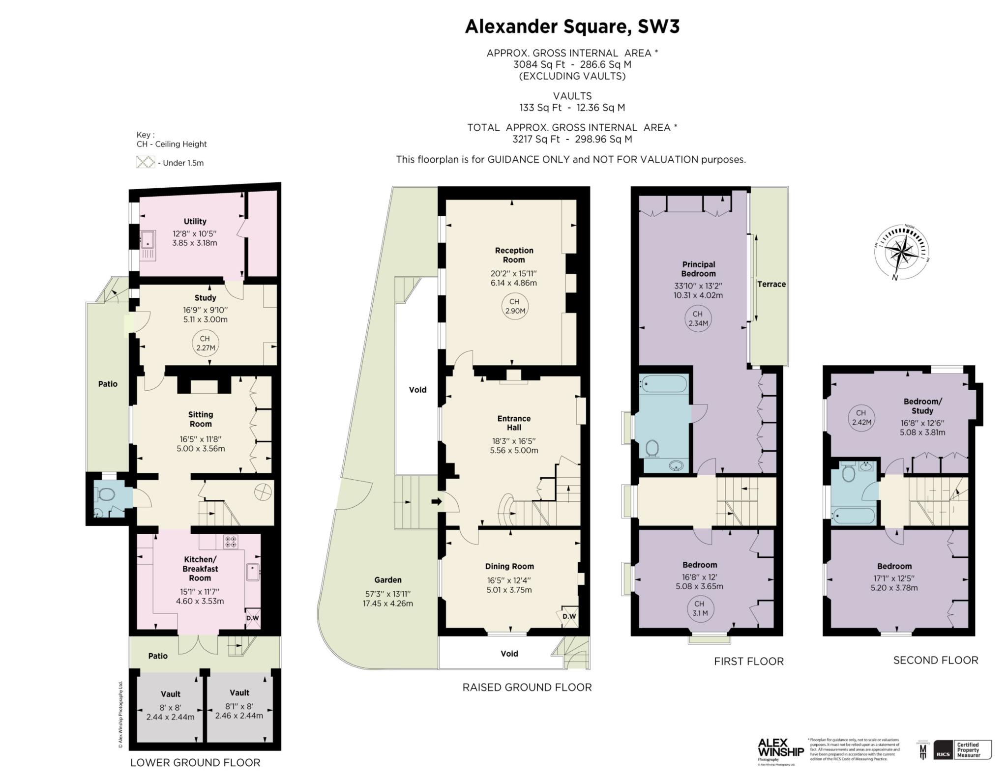 24, Alexander Square, London floorplan