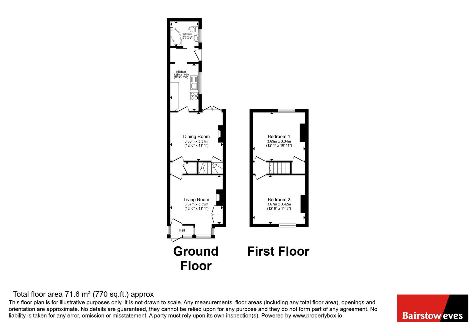 129, Essex Street, Walsall floorplan