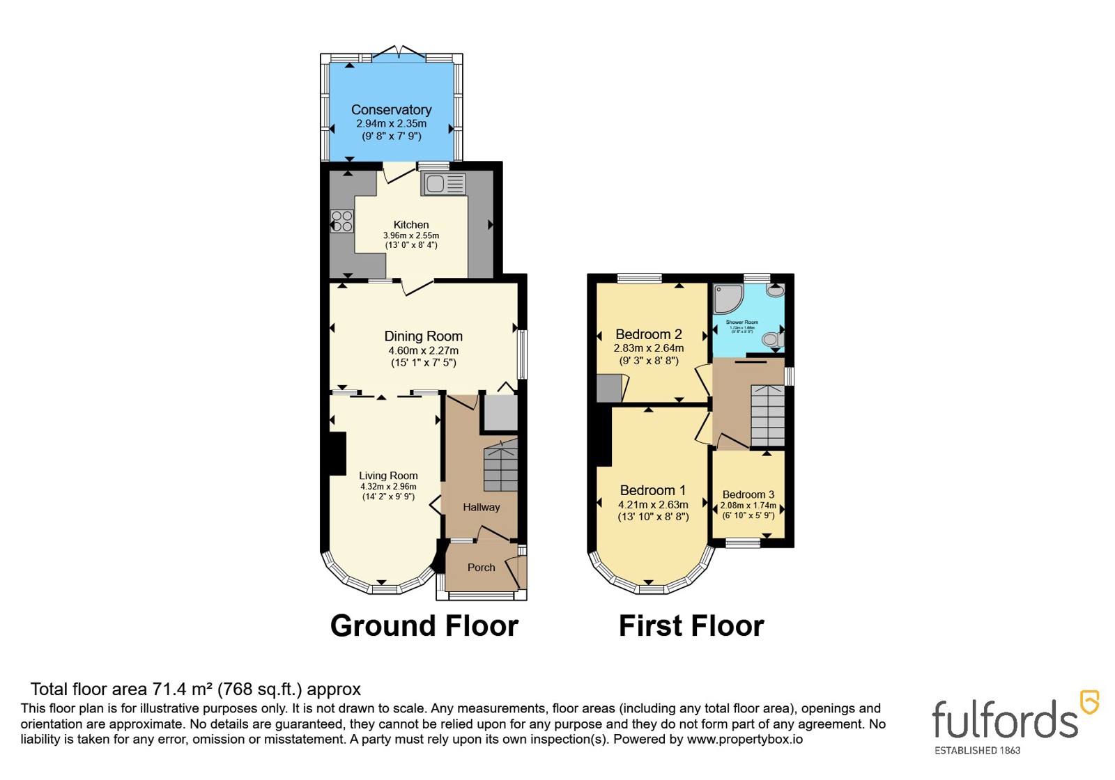 87, Cardinal Avenue, Plymouth floorplan