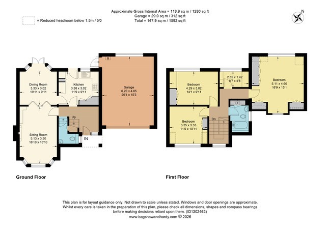 The Rustlings, 2, Woodland Rise, Surrey floorplan