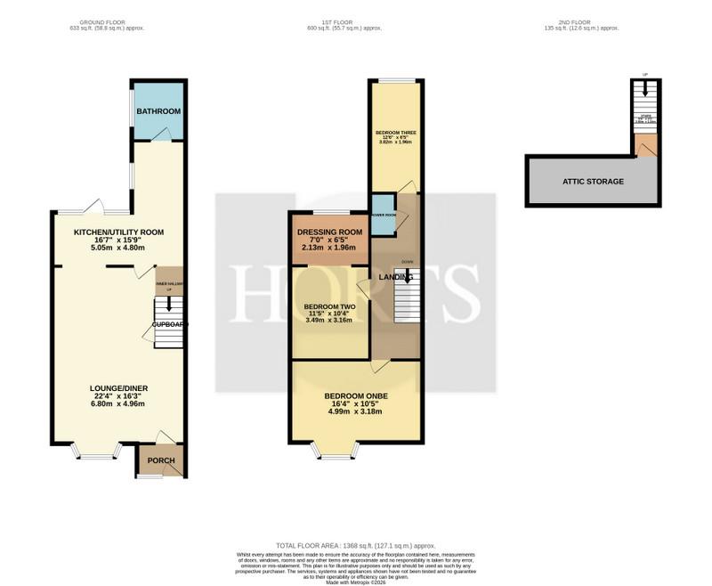 29, Wellingborough Road, Northampton floorplan