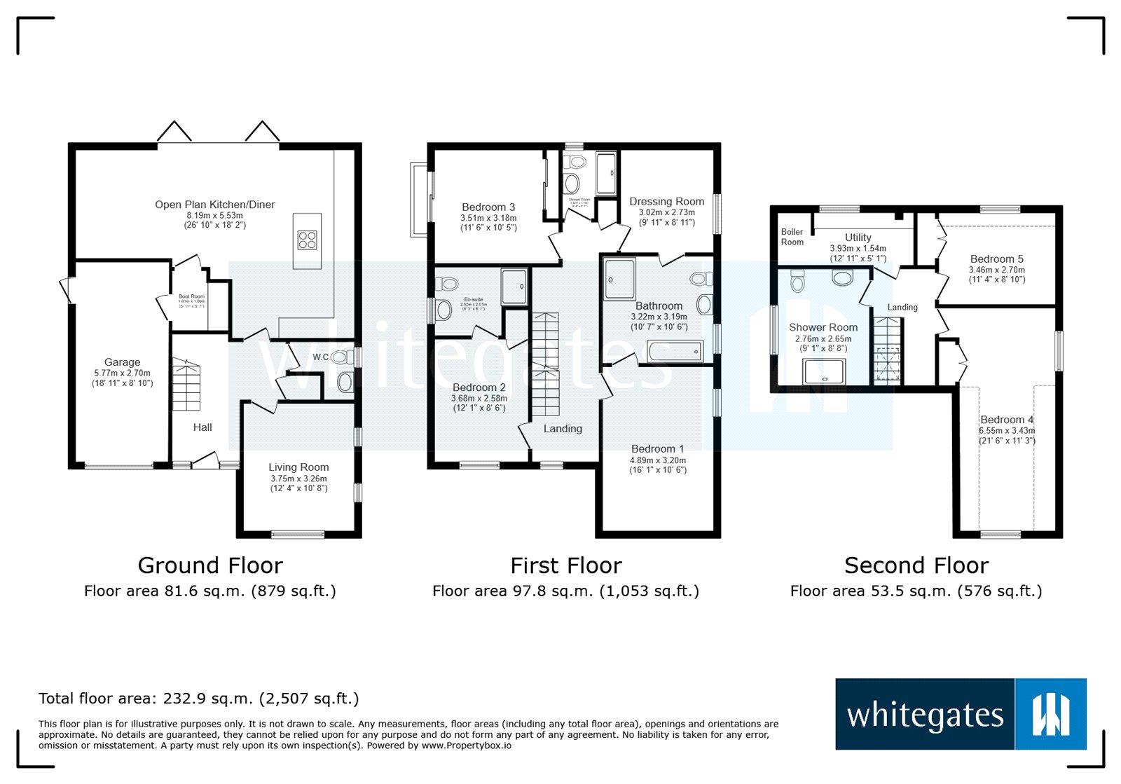 Moss View, 7, Magpie Lane, Nantwich floorplan