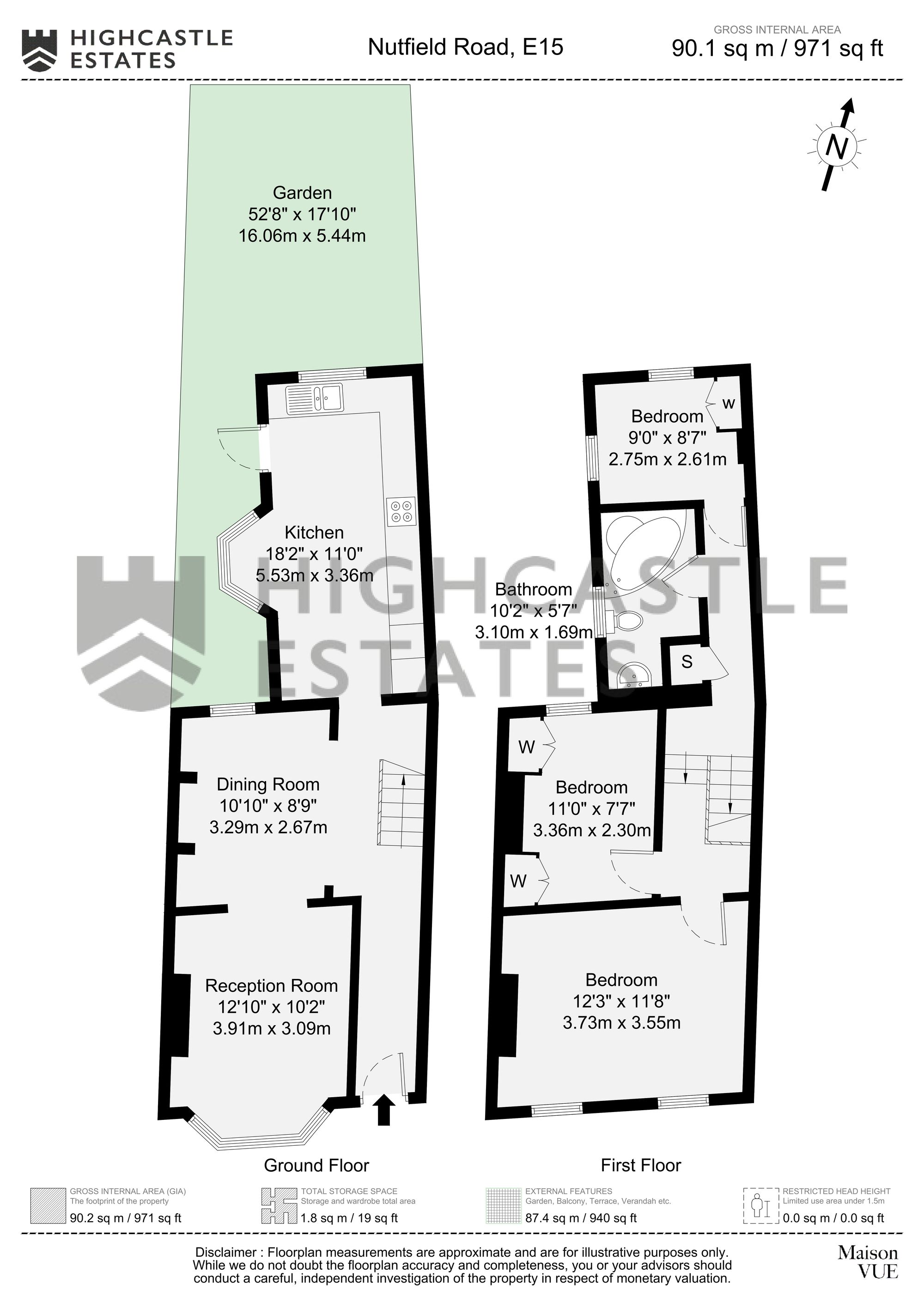 Nutfield Road, London floorplan