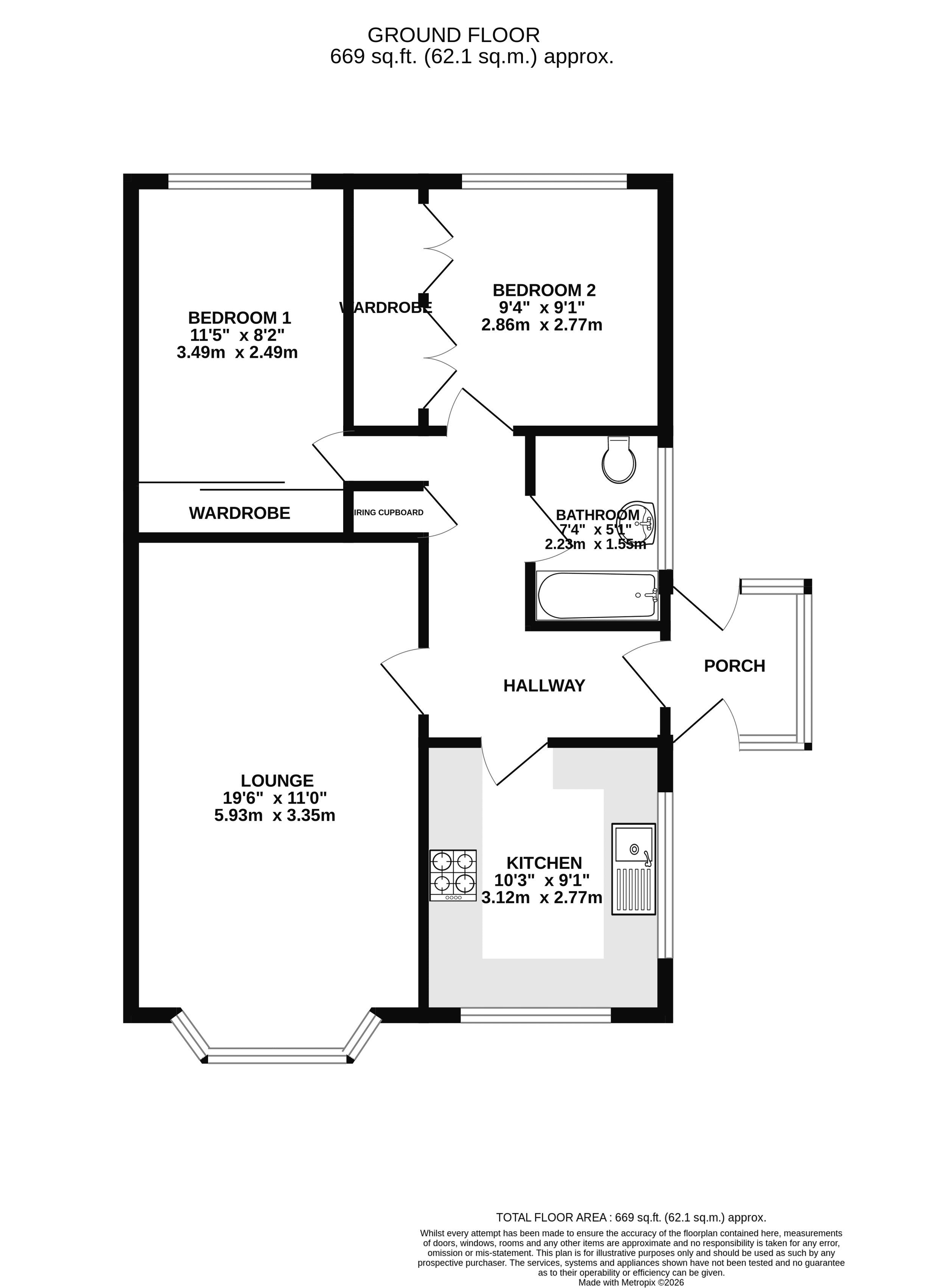 41, Valley View Drive, Scunthorpe floorplan