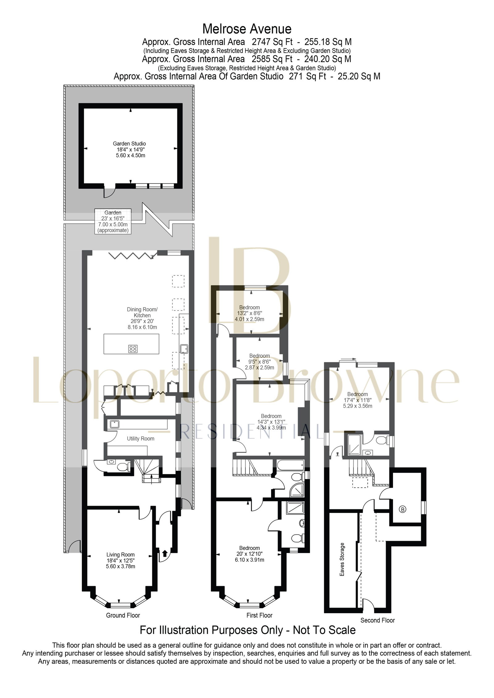 124, Melrose Avenue, London floorplan
