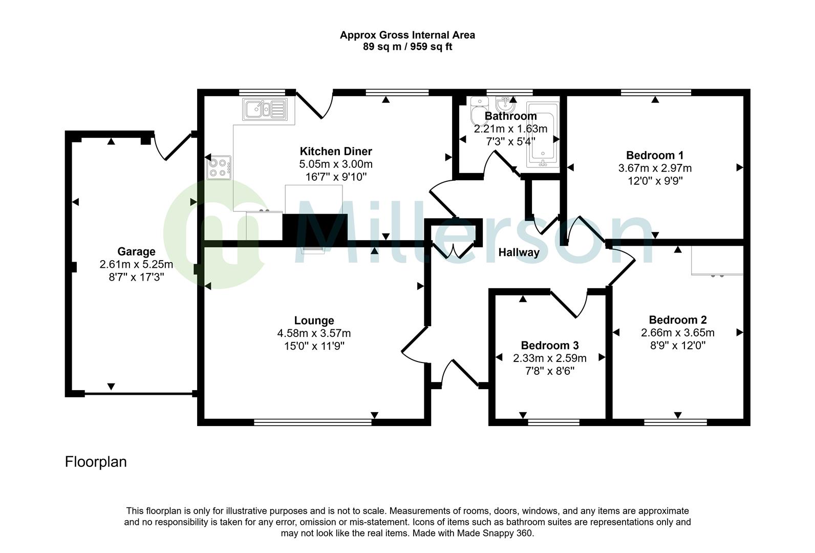82, Cormorant Drive, St. Austell floorplan