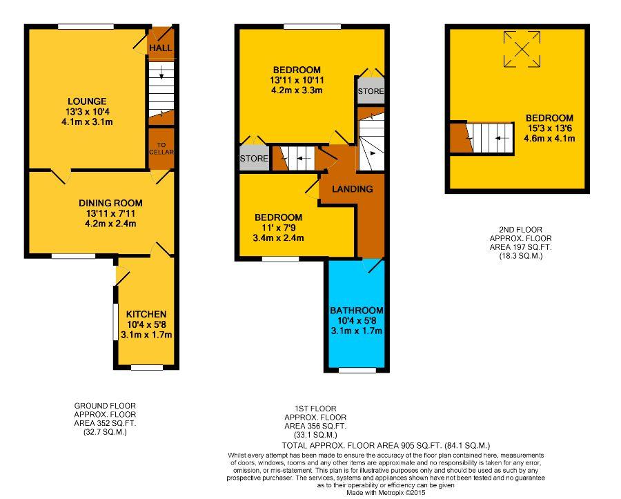 7, Haigh Hall Road, Bradford floorplan