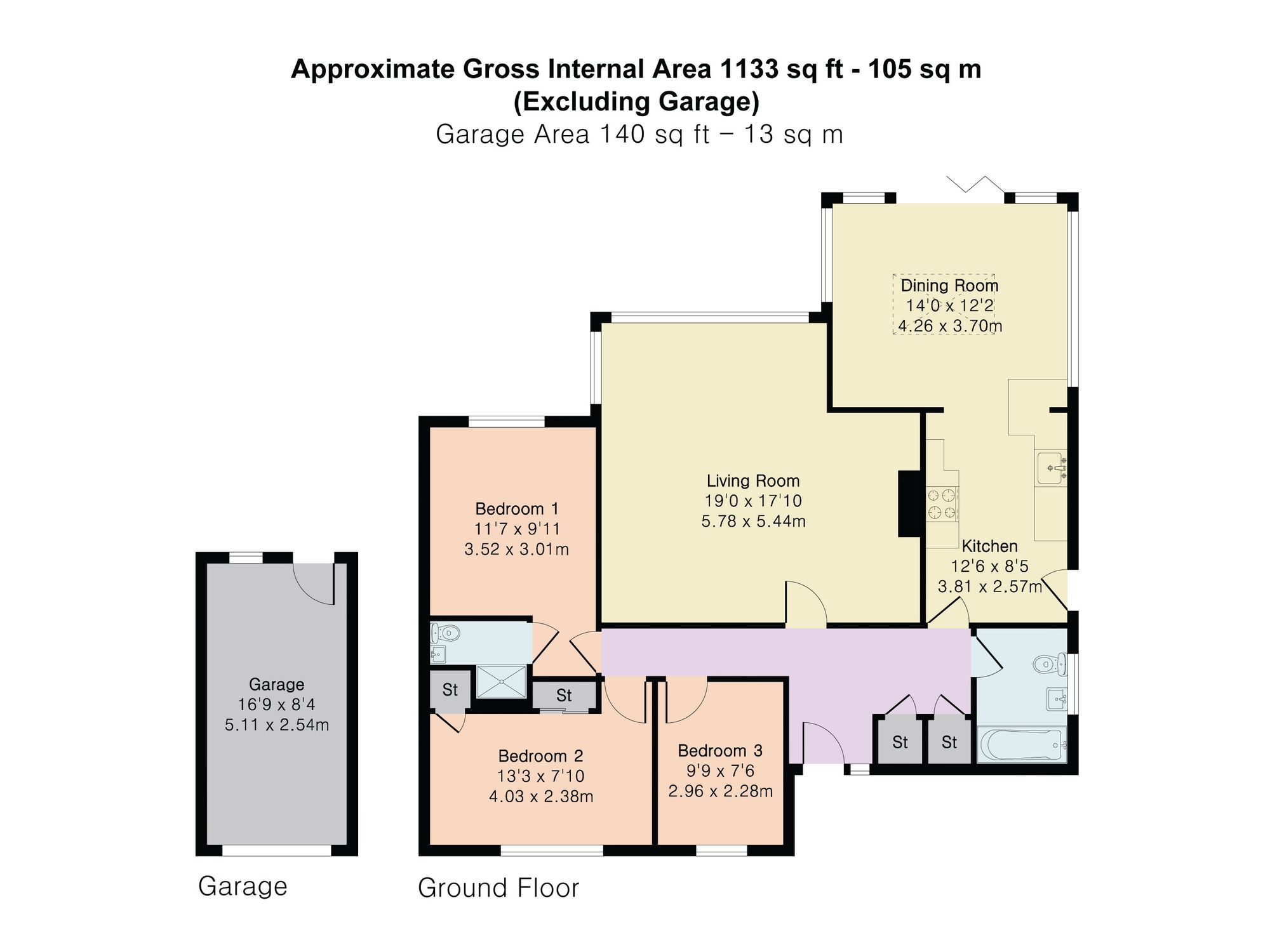 5 Raven Way, Ipswich floorplan