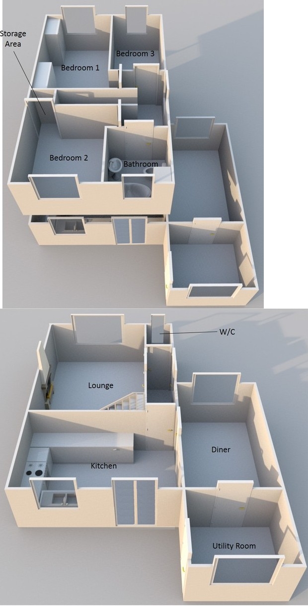 6, Cloughs Avenue, Oldham floorplan