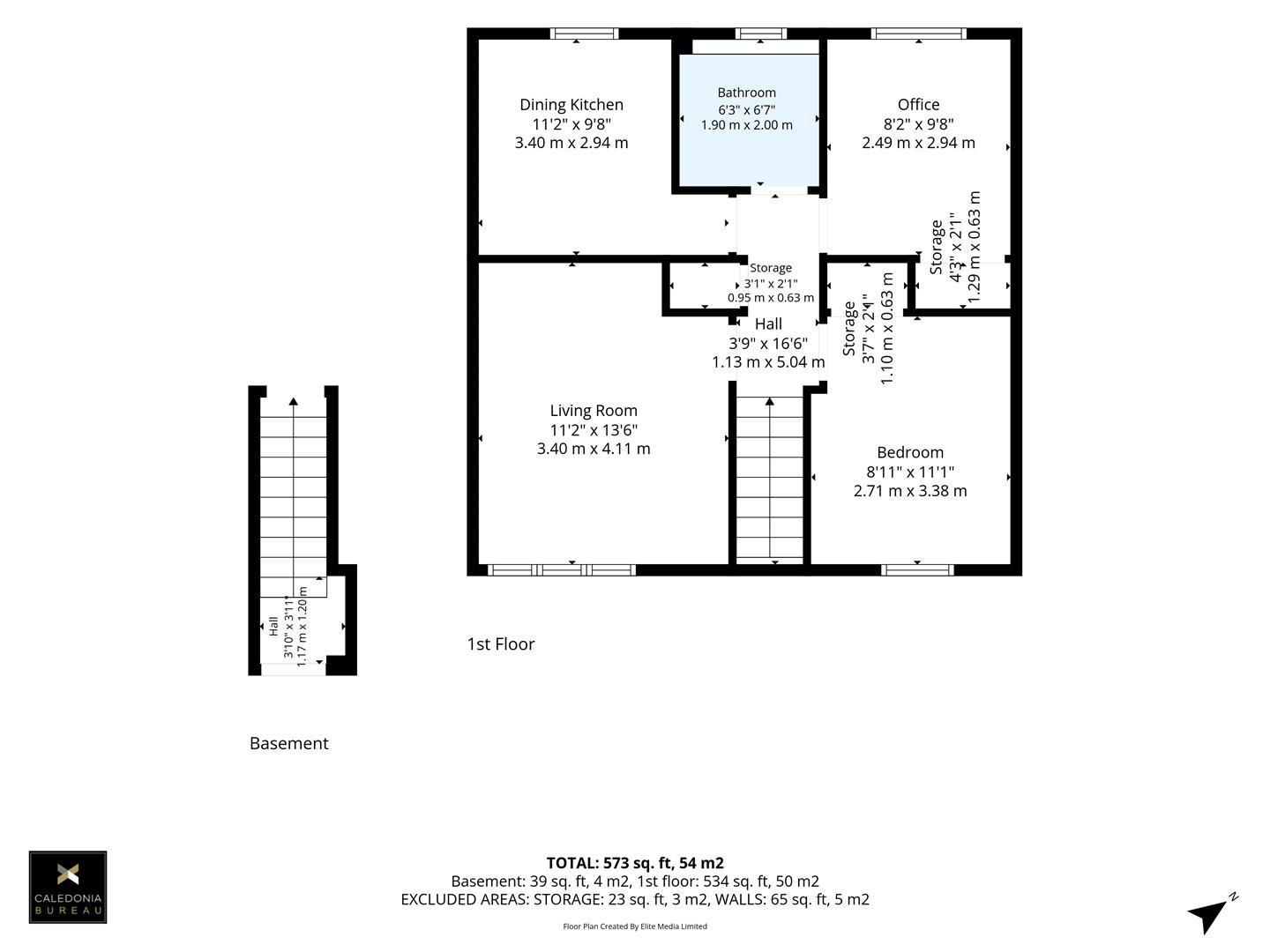 22, Benbow Road, Clydebank floorplan