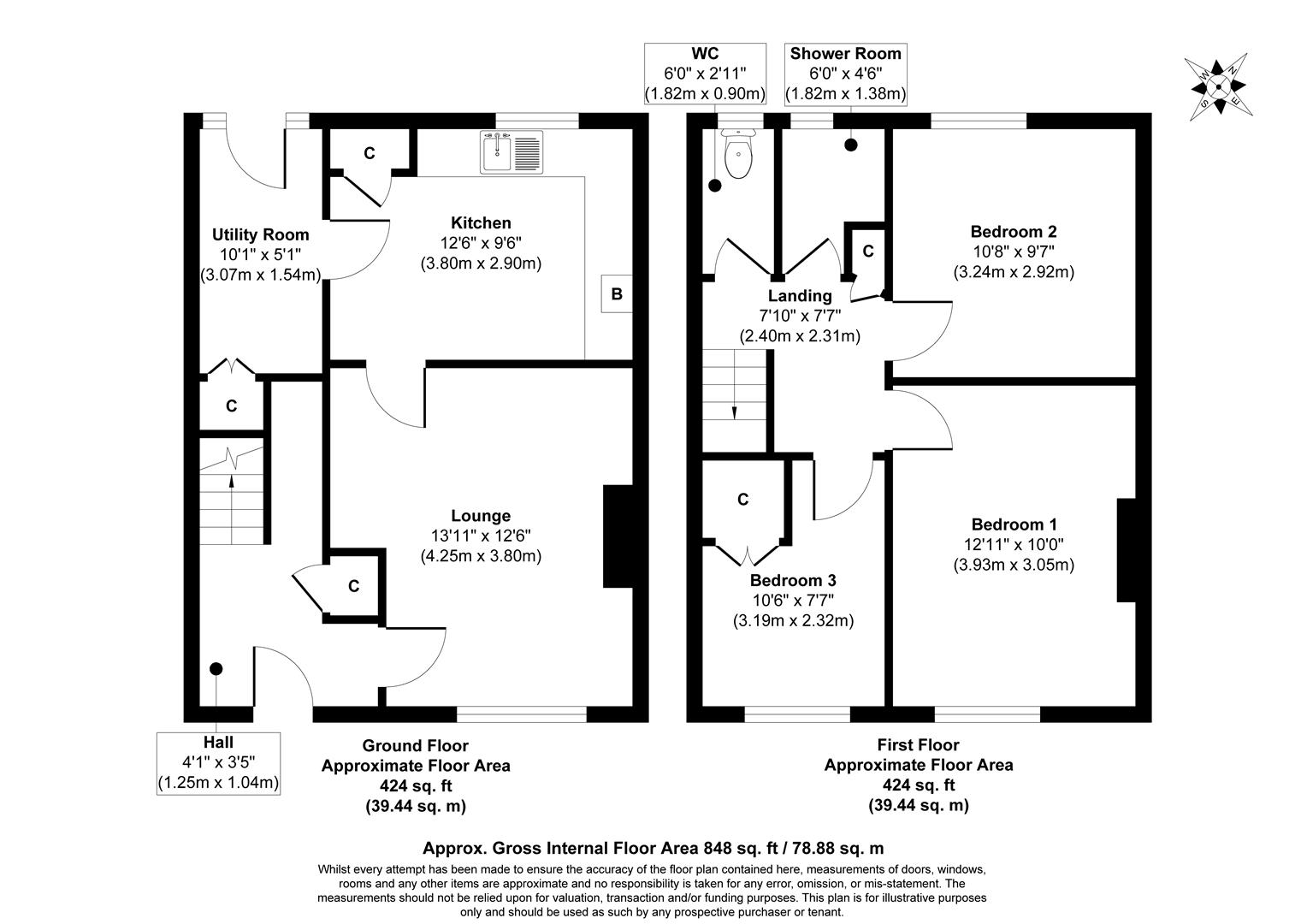 33, Hazel Hill Crescent, Nottingham floorplan