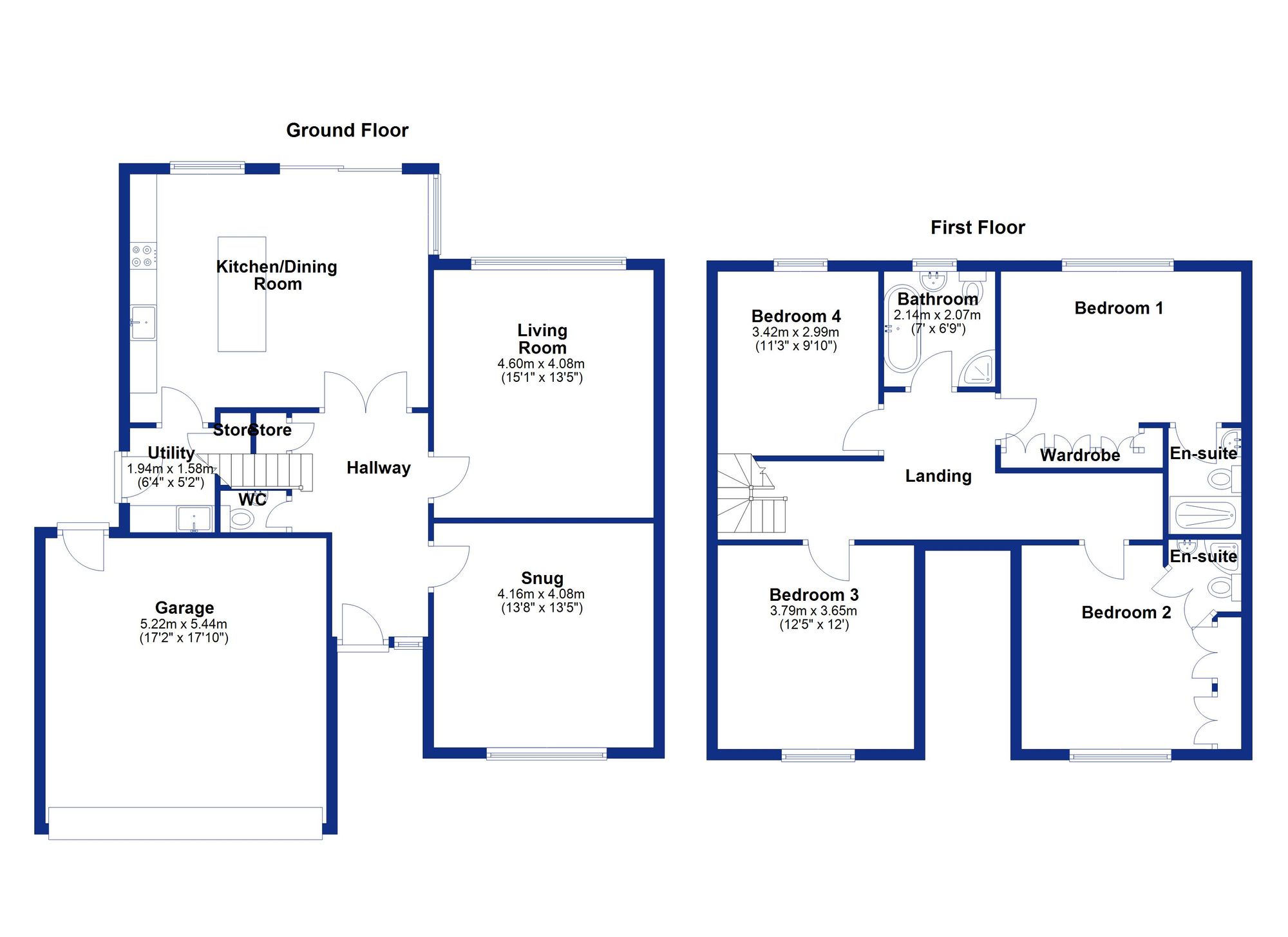 2 Woodside Turton Hollow Road, Rossendale floorplan
