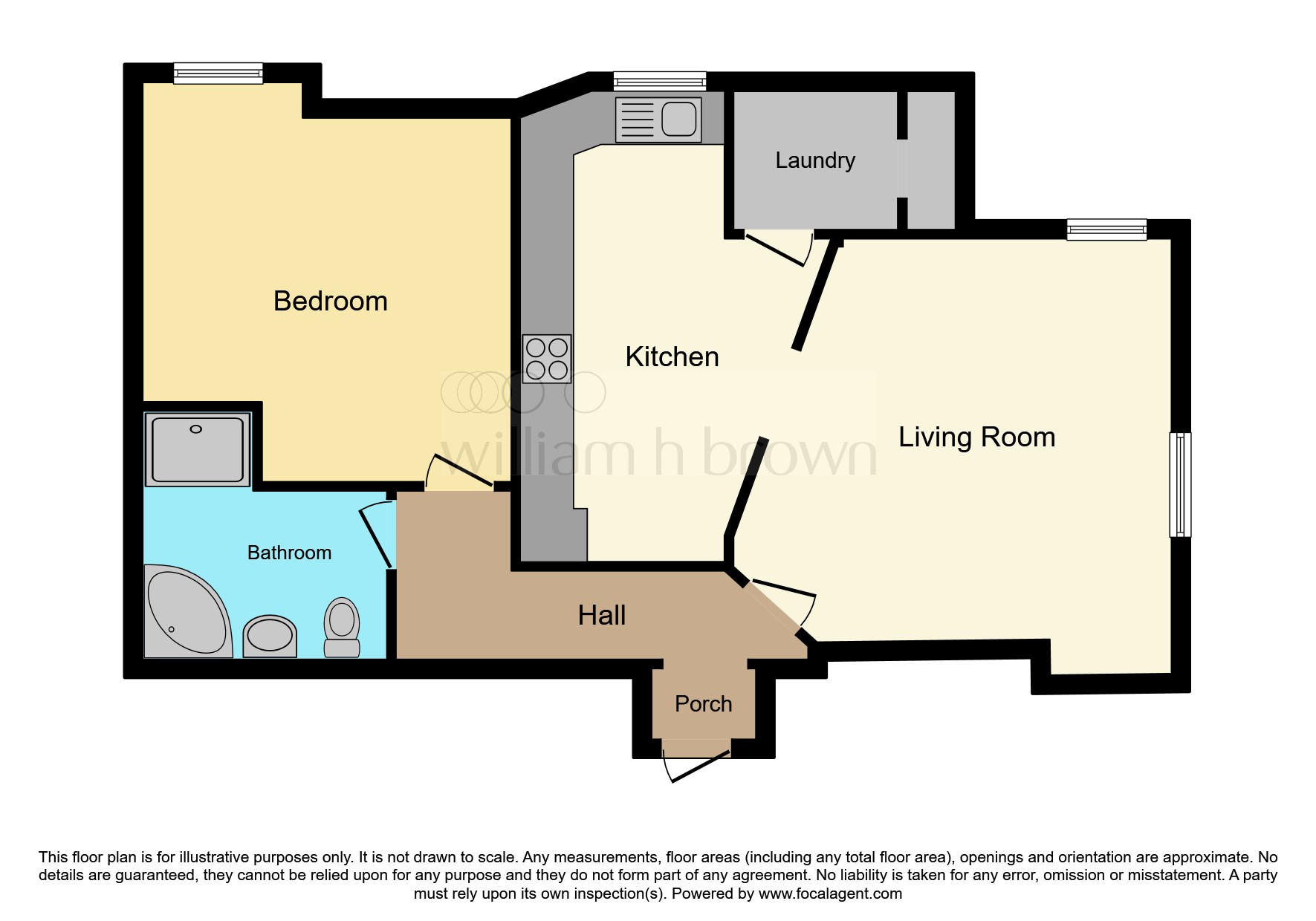 Apartment 9, 79, Princess Road East, Leicester floorplan