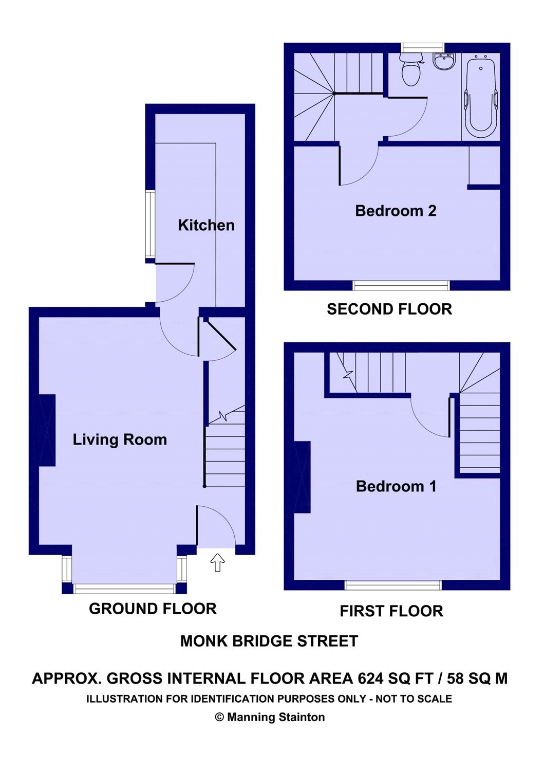 2 Bedrooms Terraced house for sale in Monk Bridge Street, Leeds, West Yorkshire LS6
