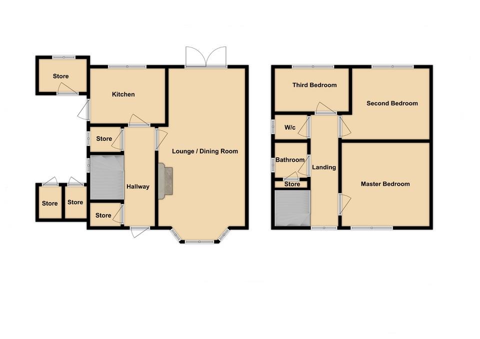 21, Jude Place, Peterlee floorplan