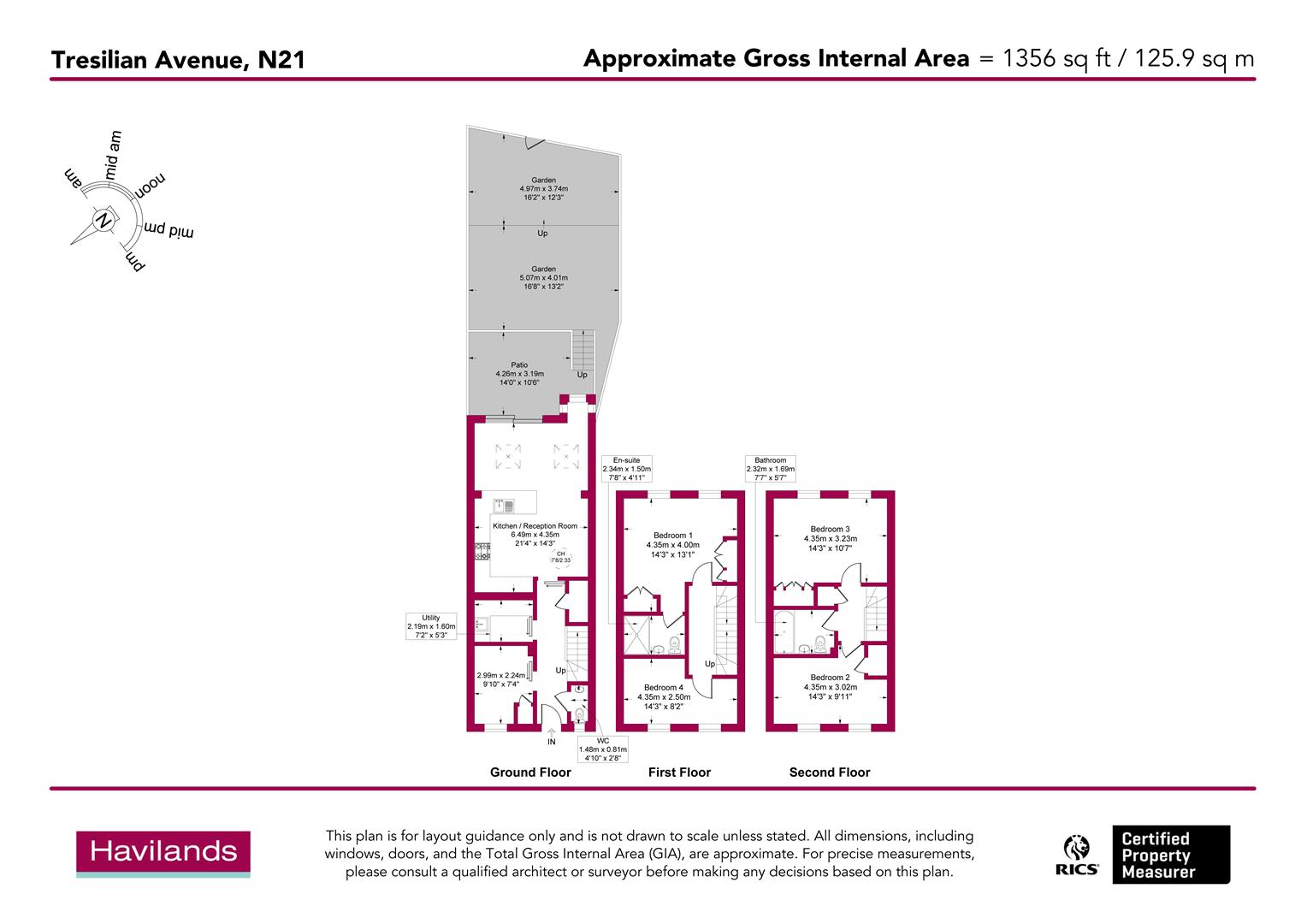 26, Tresilian Avenue, N21 floorplan