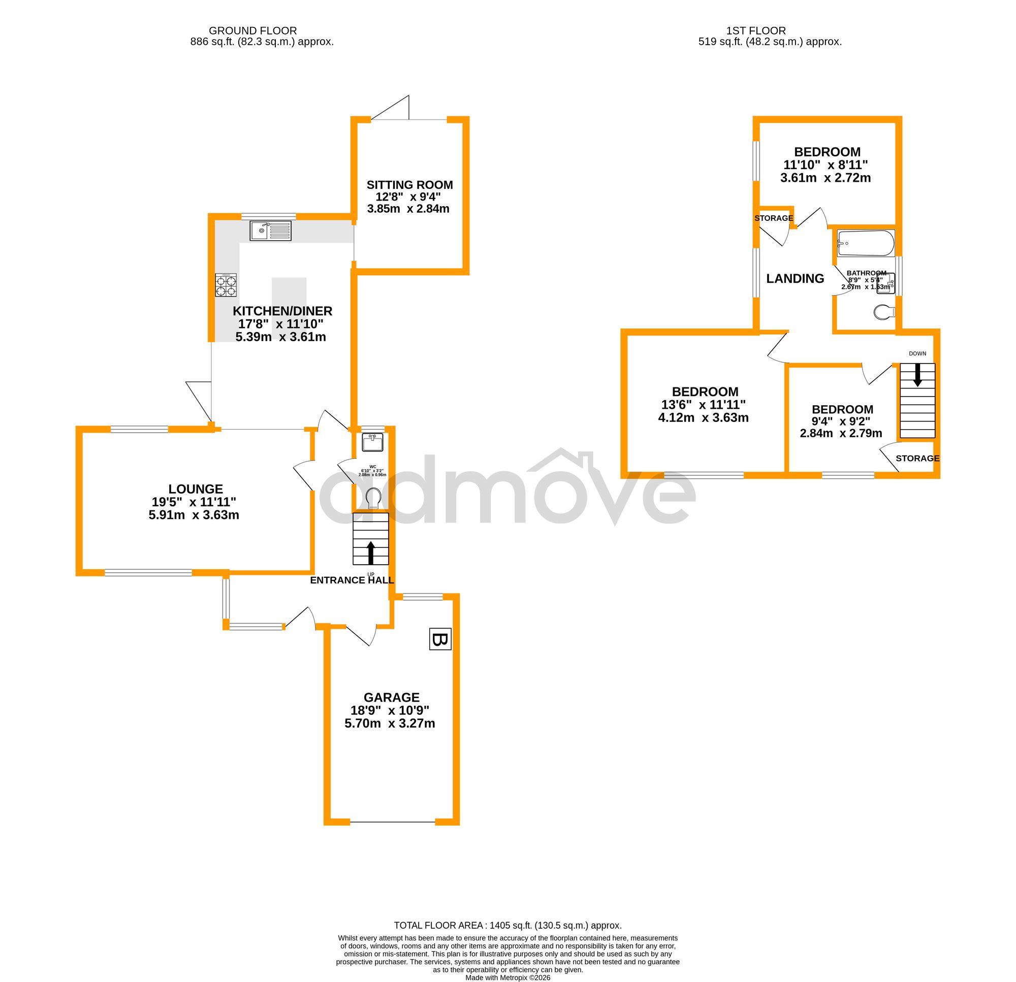 12 Birchfields, Altrincham floorplan