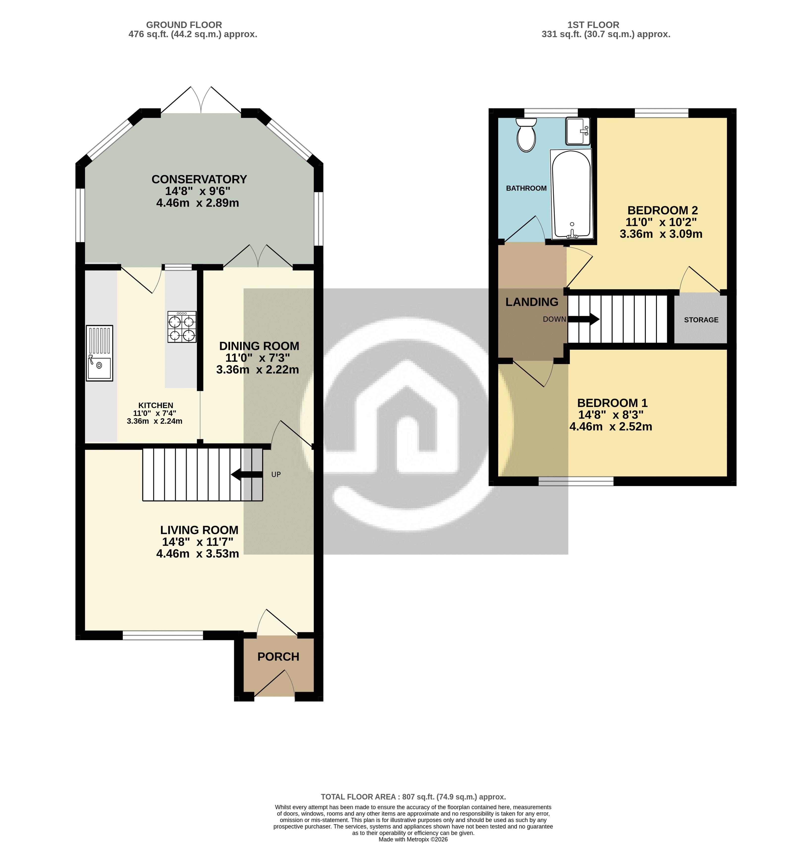 29, Northdale Close, Bedford floorplan