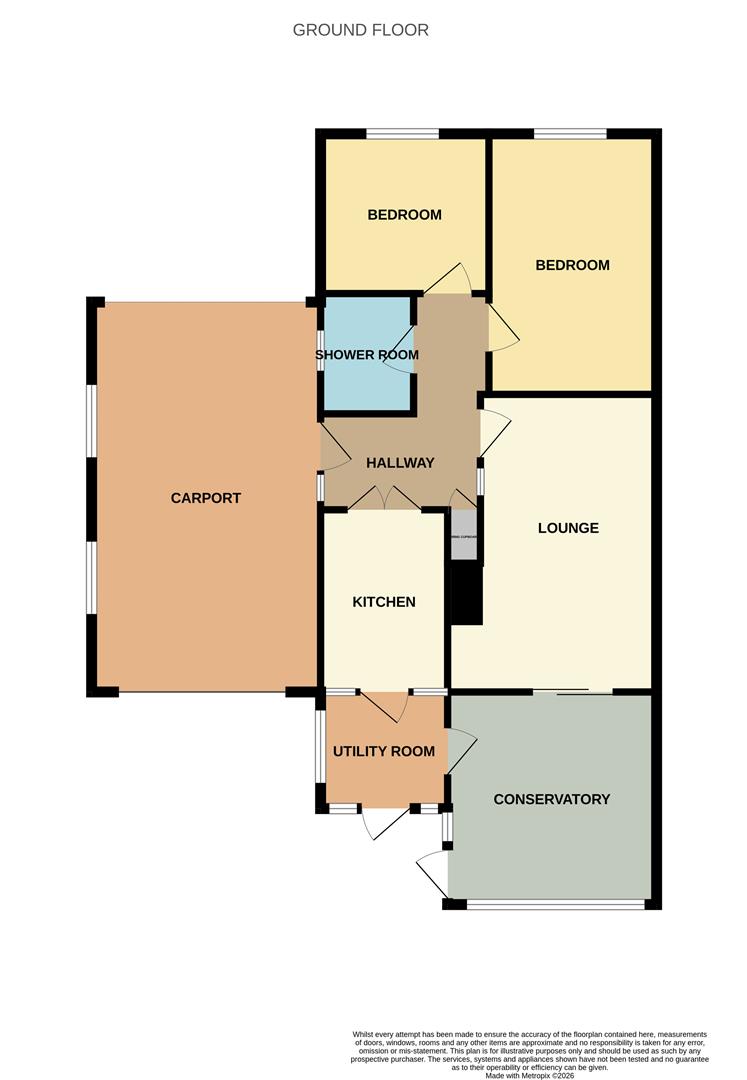 7, Higher Road, Woolavington floorplan