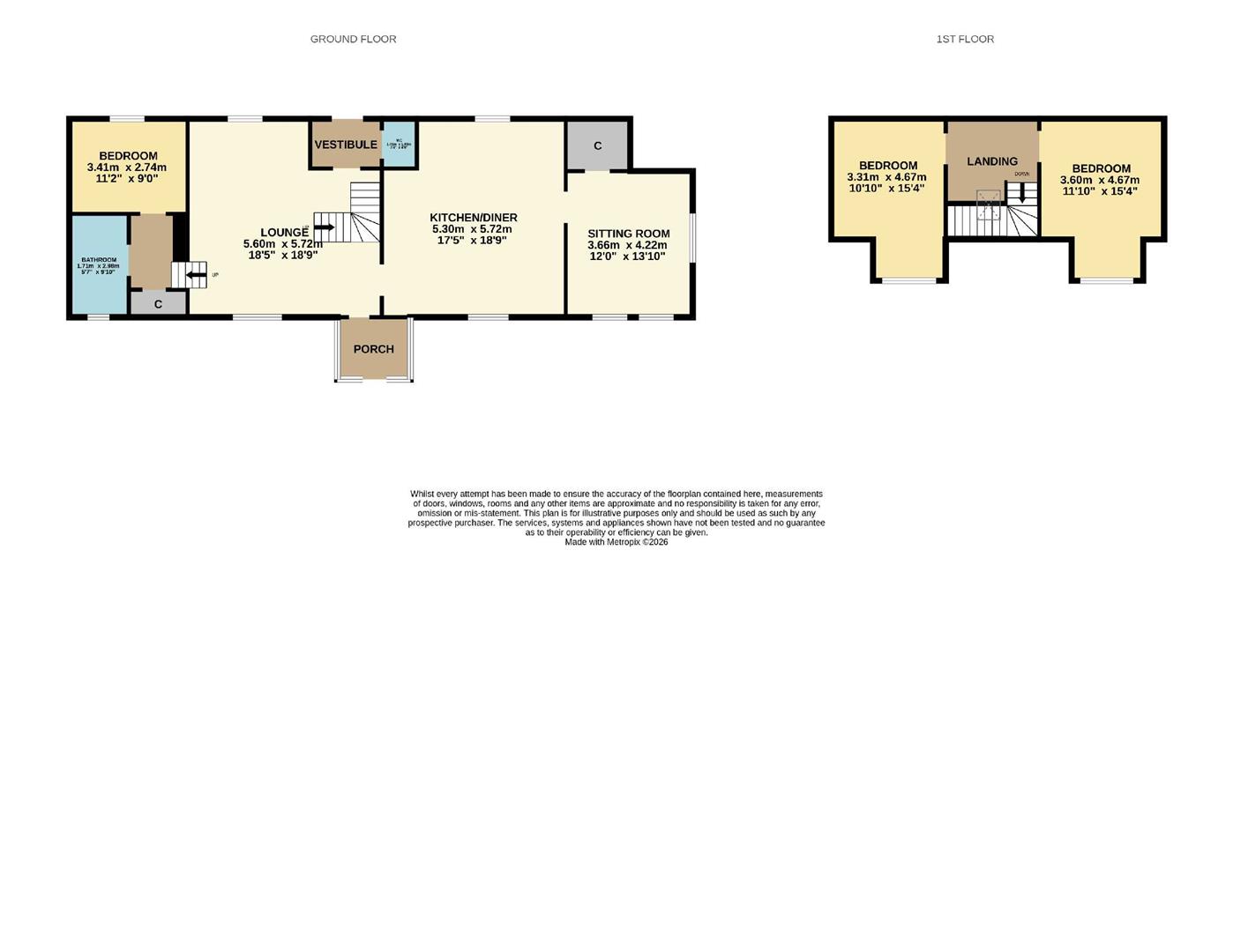 St Christopher Cottage, 3, Kirk Wynd, Crail floorplan