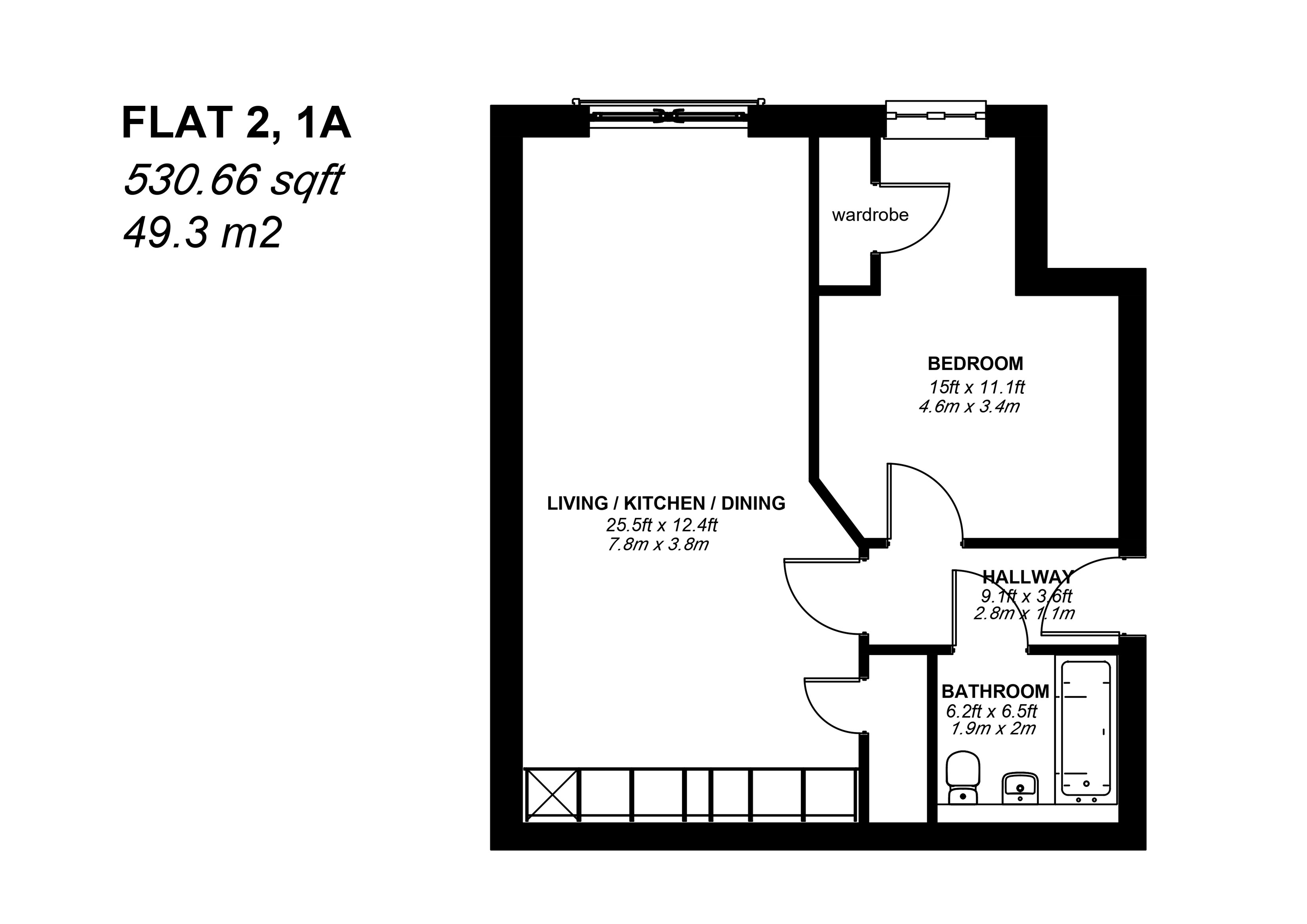 Apartment 2, Latimer Street, Latimer Street, Anstey floorplan