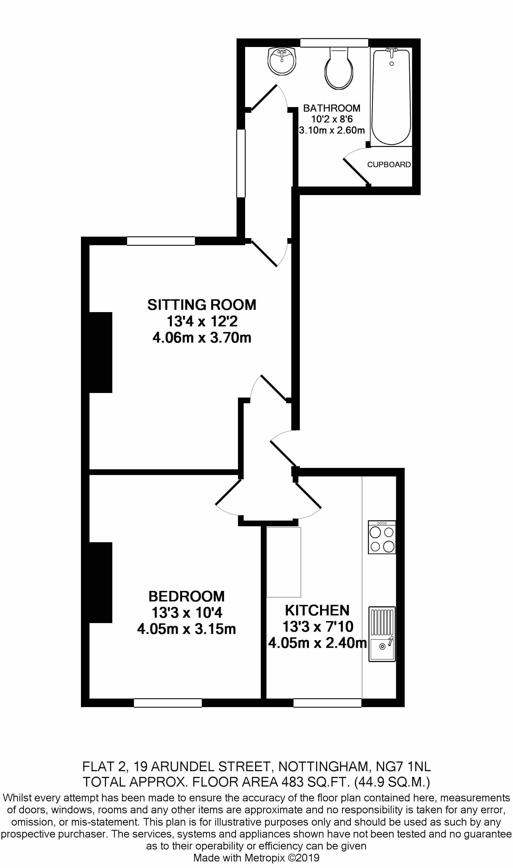Arundel Street, Nottingham floorplan