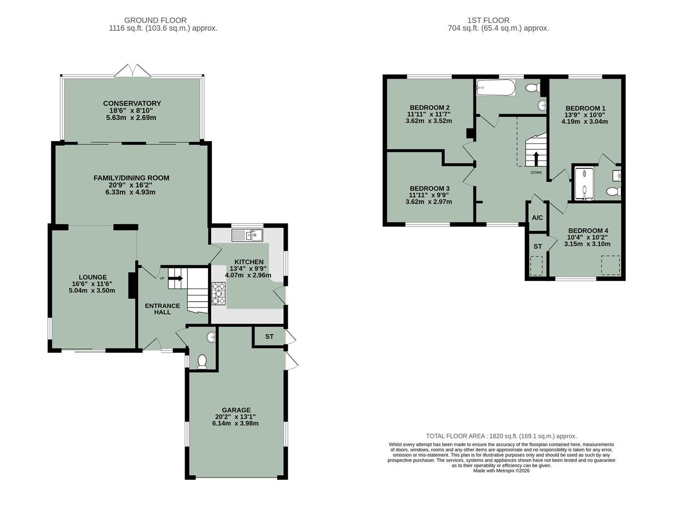 11, Chalmore Gardens, Wallingford floorplan