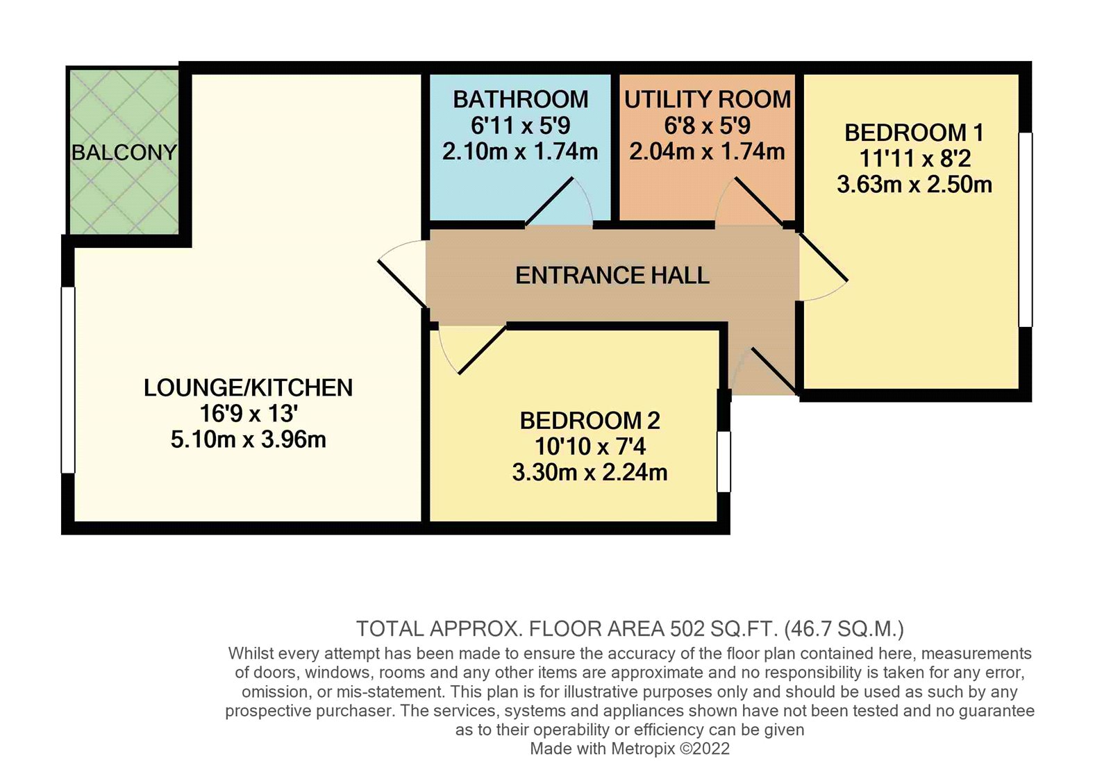 Flat 1 The Hollins,, Marple, Stockport floorplan