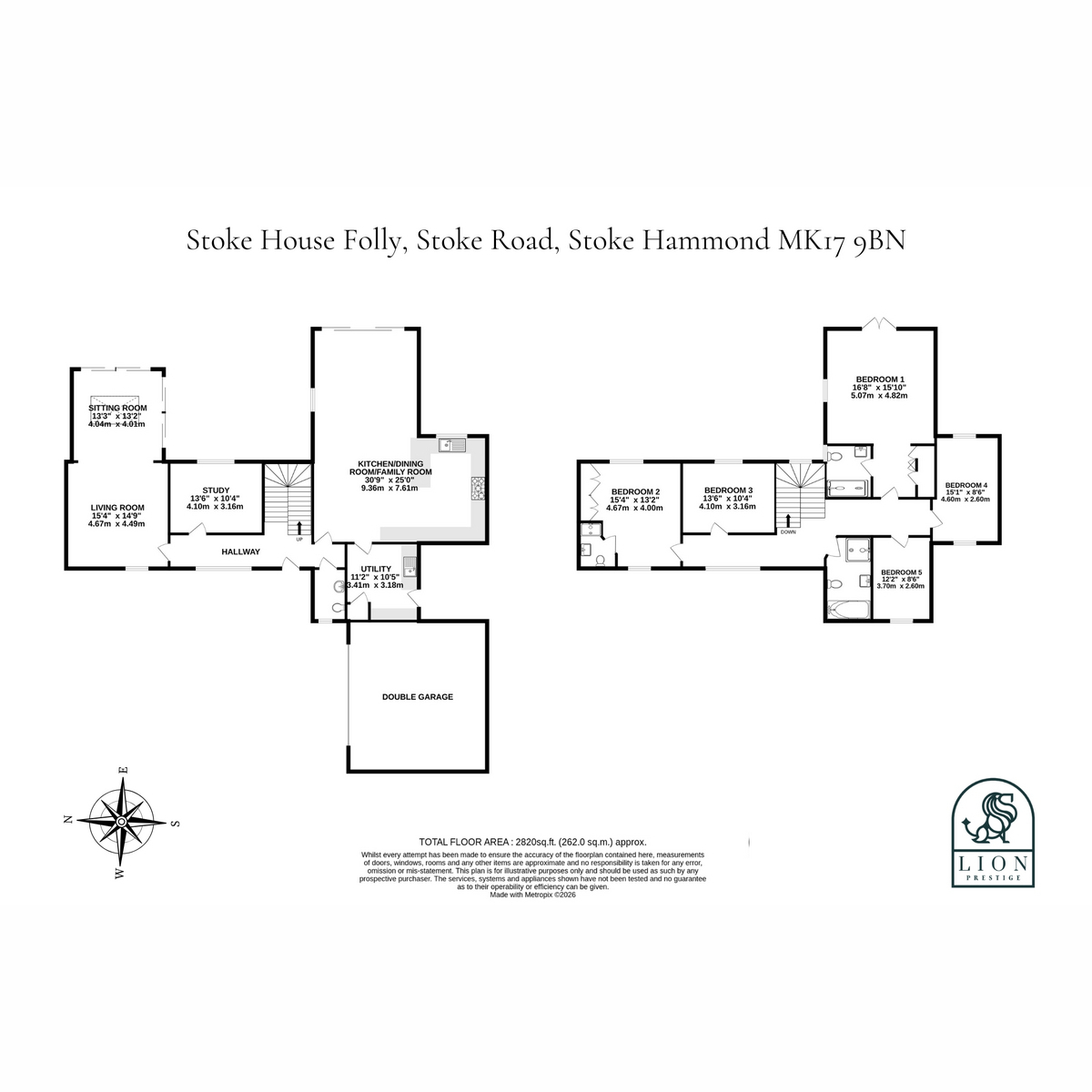 Stoke House Folly, Stoke Road, Milton Keynes floorplan