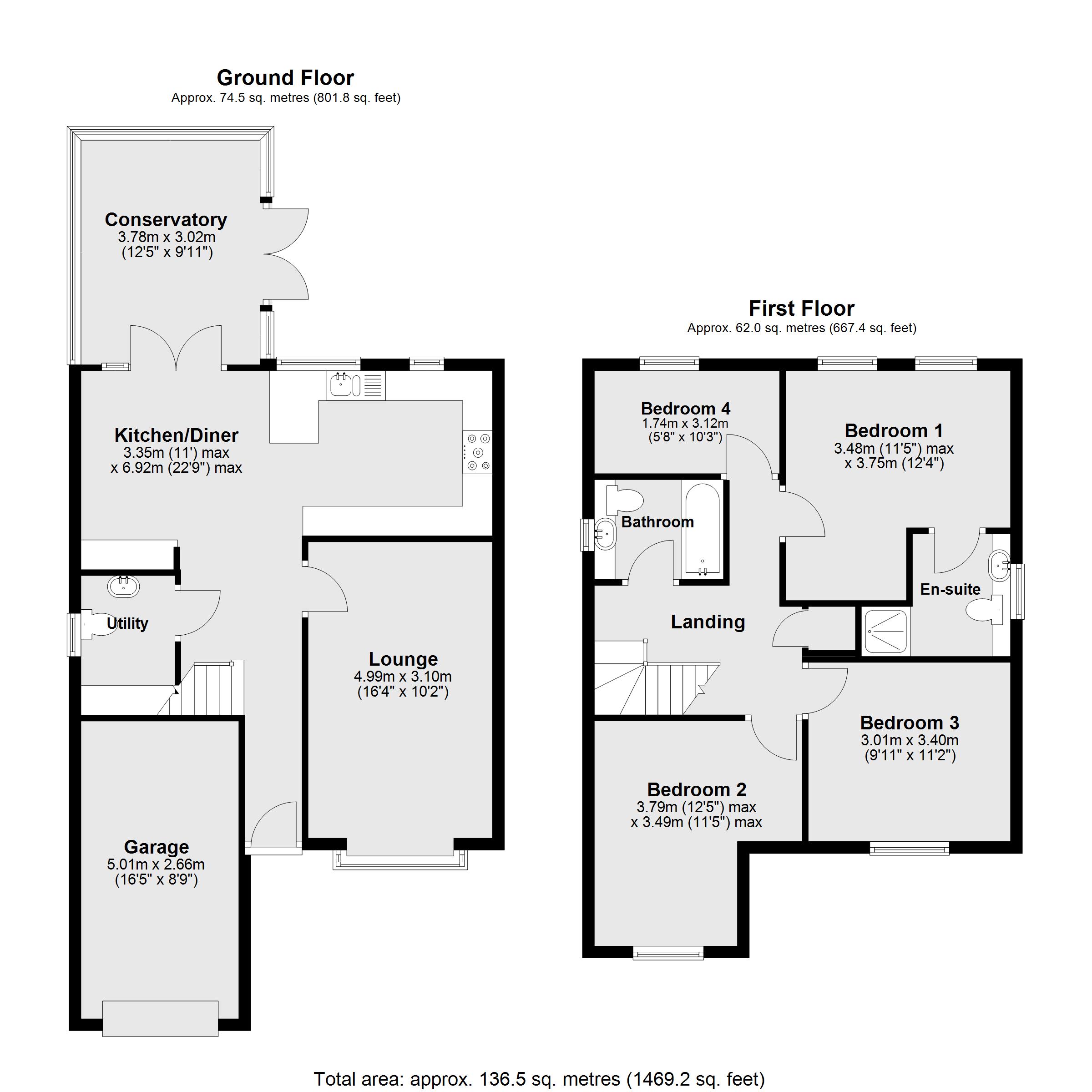 11, Heron Walk, Lincoln floorplan