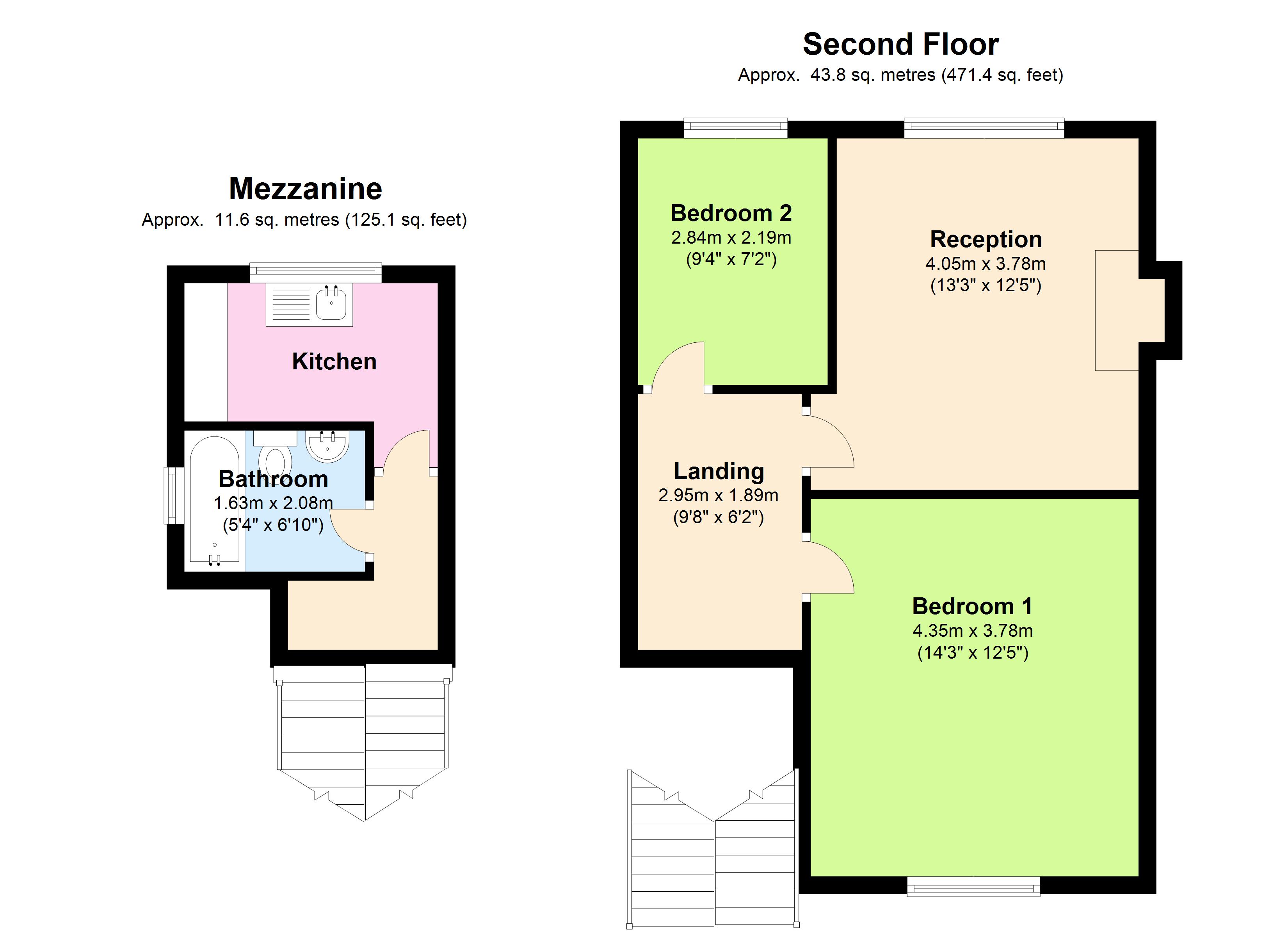 2 Bedrooms Flat to rent in Lancaster Road, London N4
