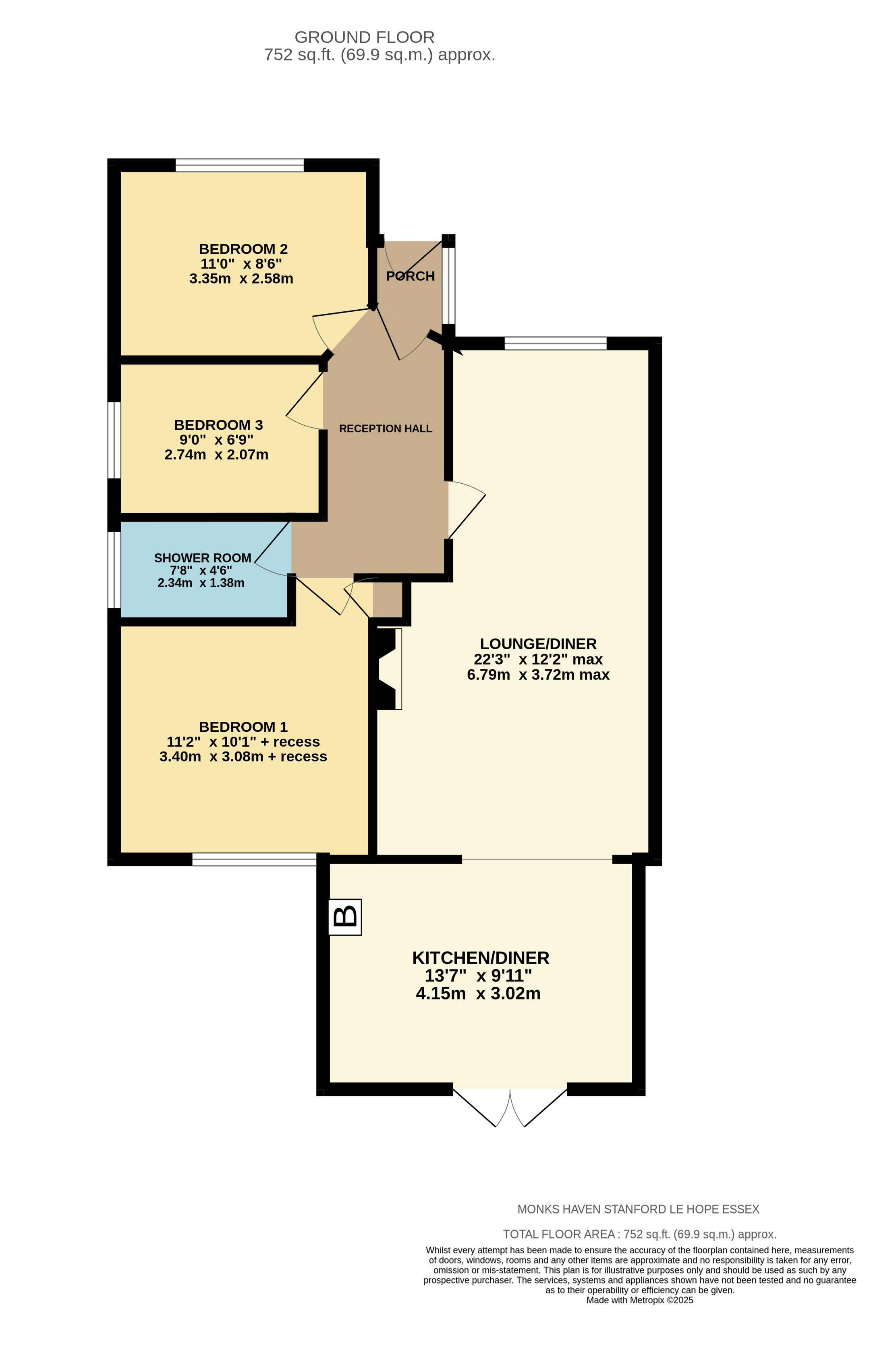 23, Monks Haven, Essex floorplan