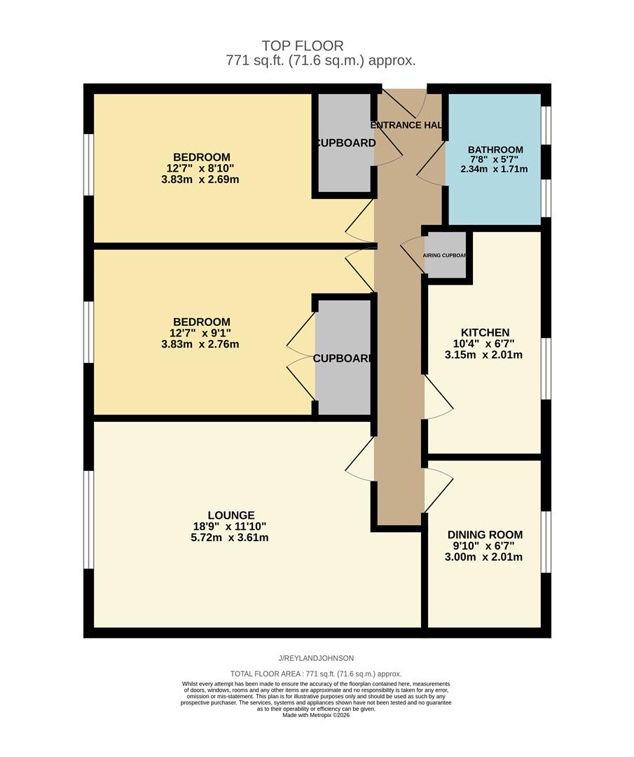 71, Jocelyns, Old Harlow floorplan