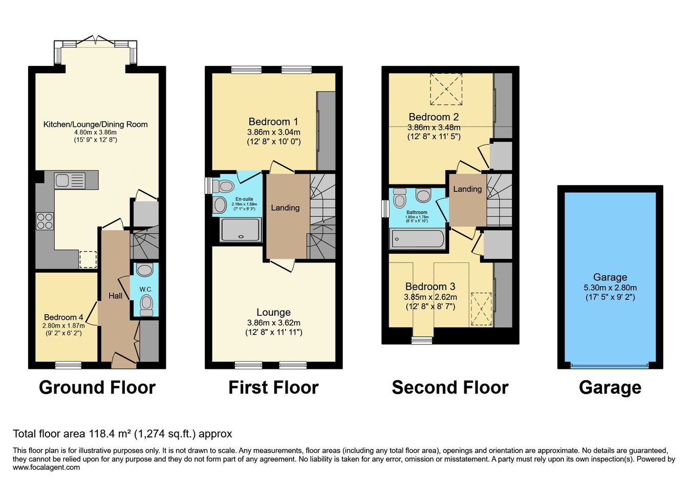 83, Dovecote Drive, Nuneaton floorplan